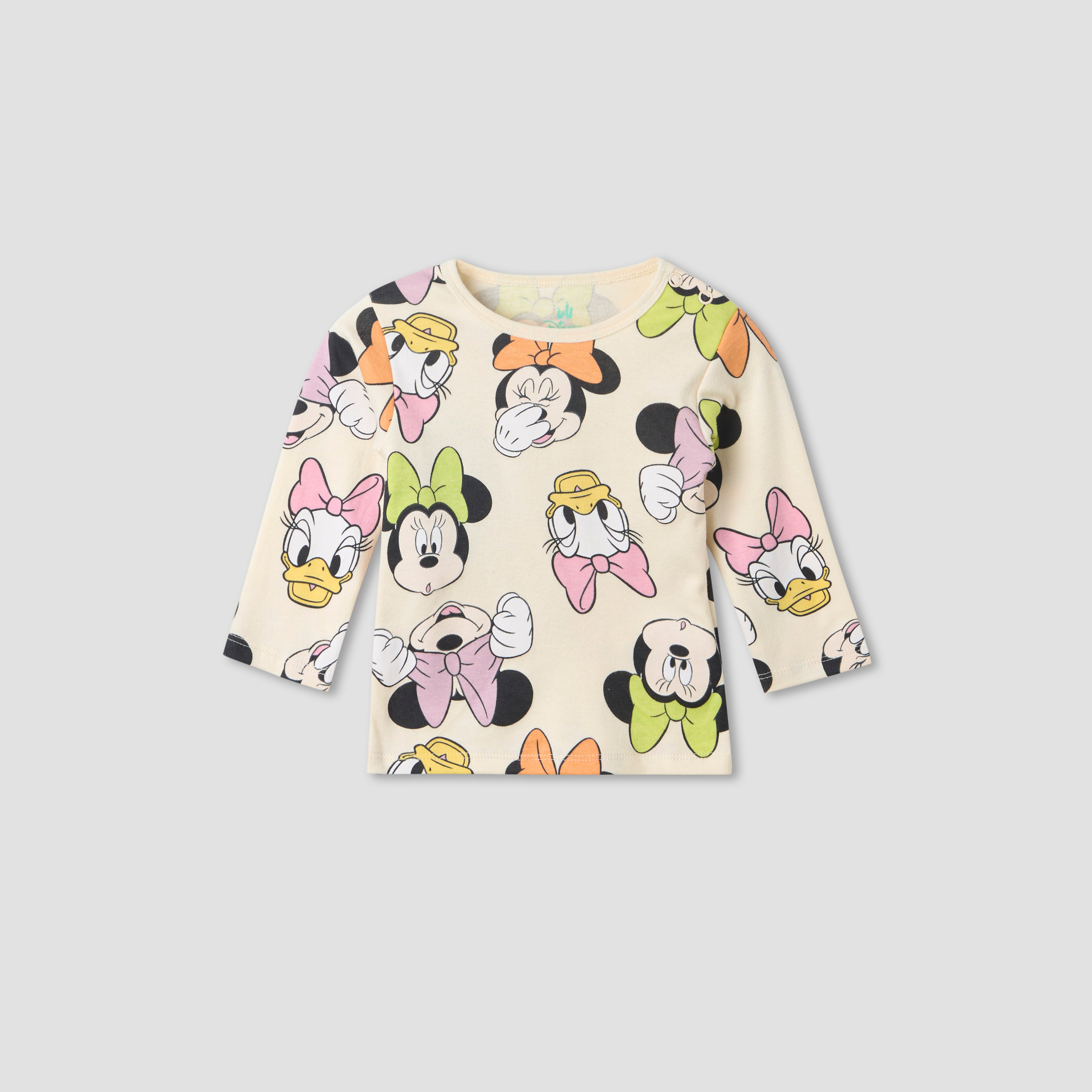 Disney Pyjama Set with Minnie and Daisy Print - Cotton - Long Sleeves - Crew Neck-promo_babyshop_Buy3for79_UAE130126-image-2