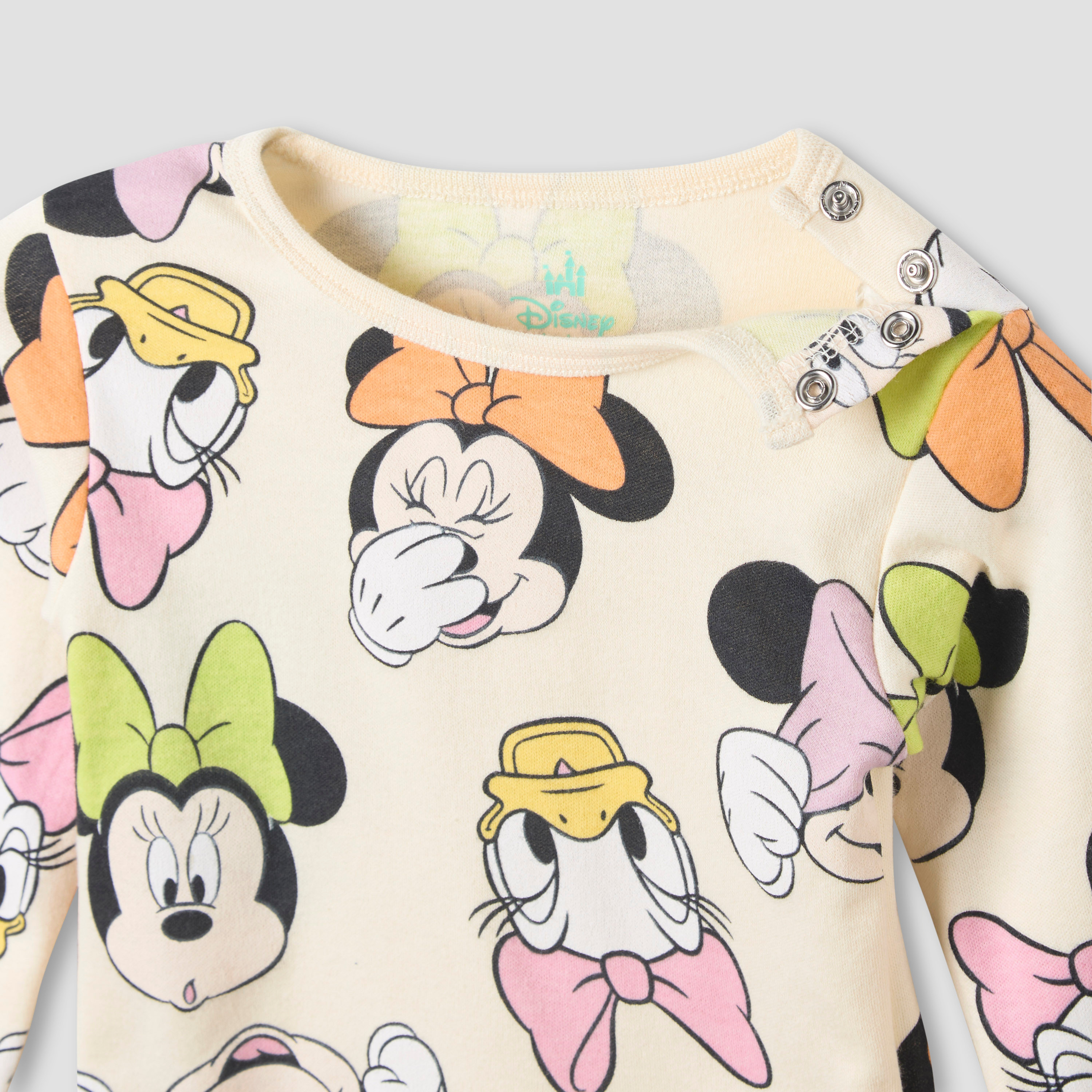 Disney Pyjama Set with Minnie and Daisy Print - Cotton - Long Sleeves - Crew Neck-promo_babyshop_Buy3for79_UAE130126-image-4