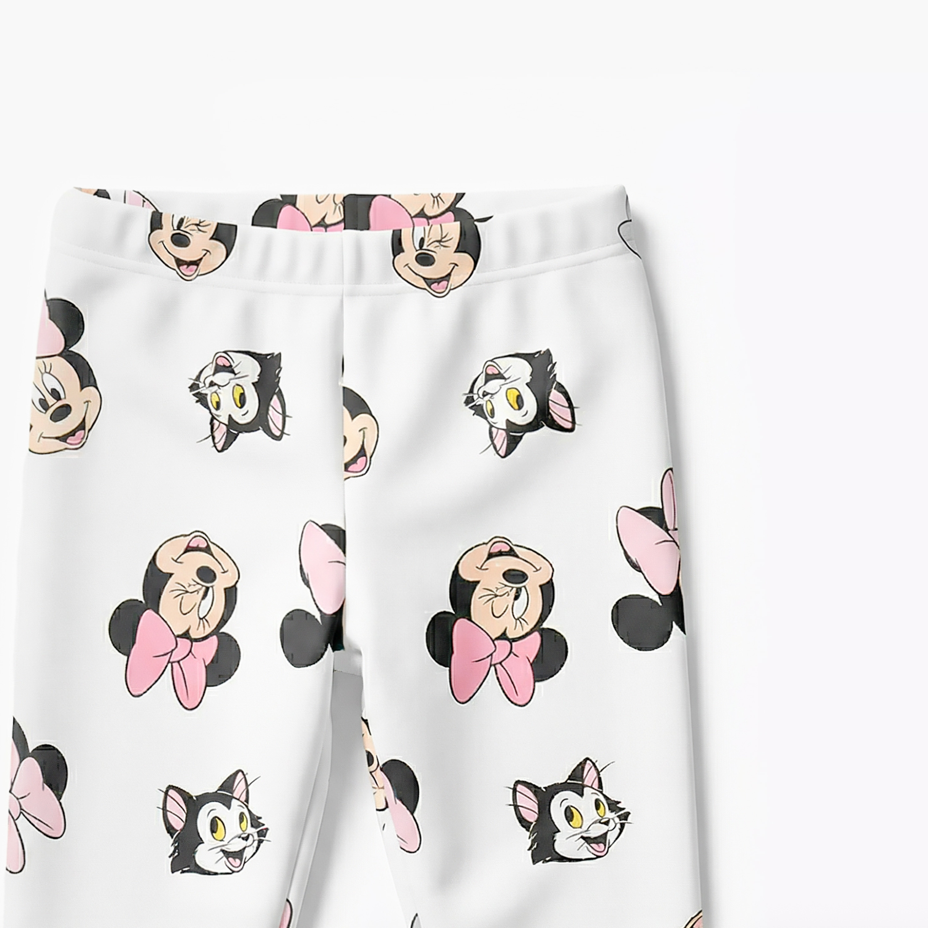 Disney Cotton Round Neck Long Sleeves Pyjama Set with Minnie Mouse Print-baby-girls-clothing-nightwear-pyjamasets-image-6