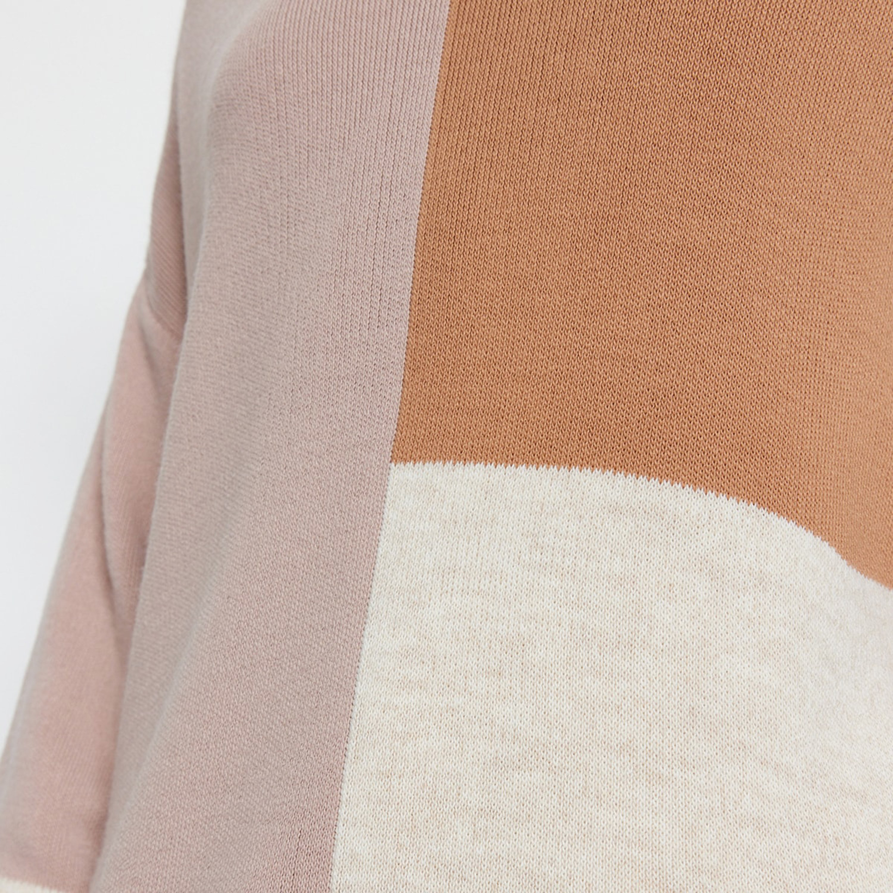 Trendyol Modest Color-Blocked High Neck Dropped Sleeves Women's Sweater-women-winterwear-cardigansandjumpers-jumpers-image-6