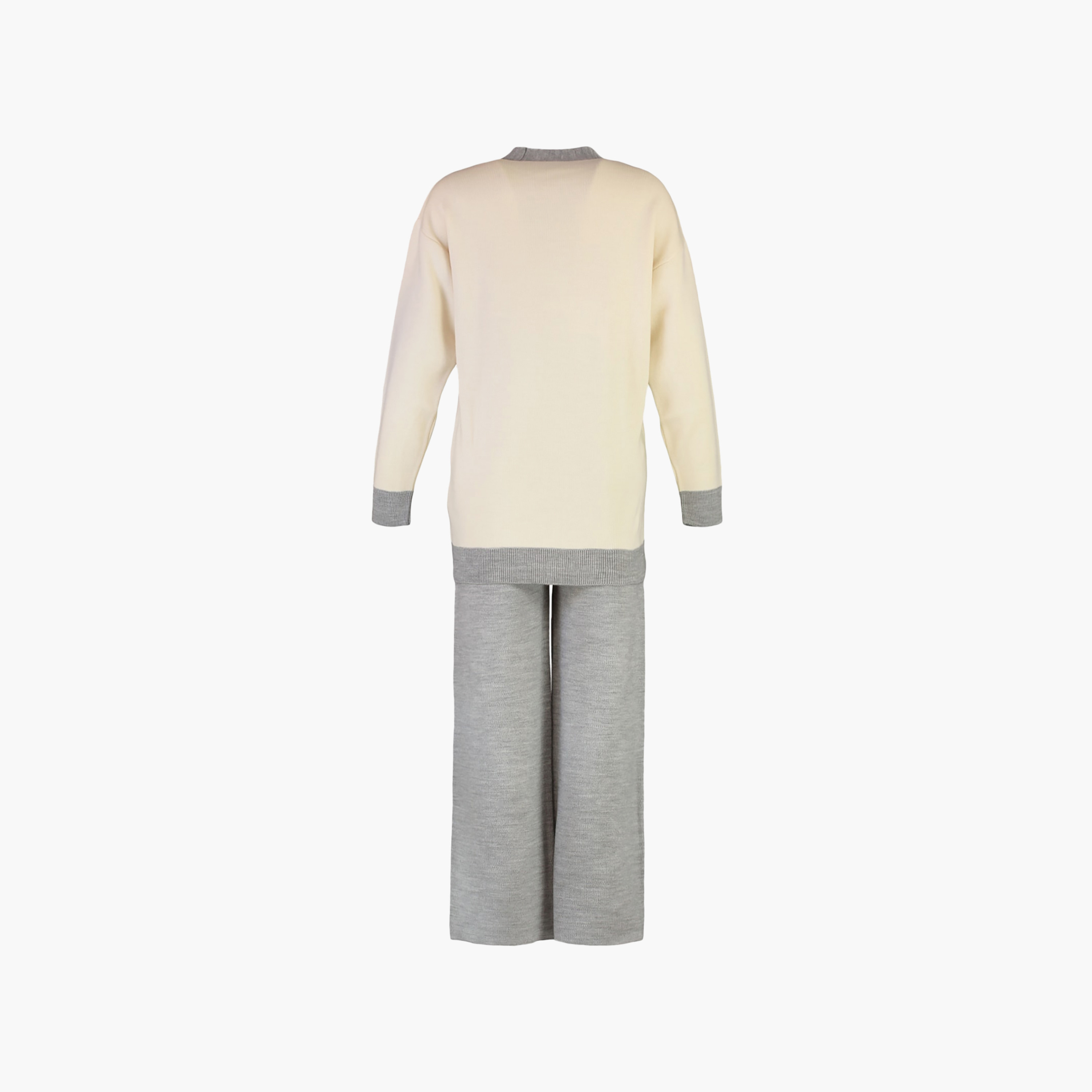 Trendyol Modest Color-Blocked Dropped Sleeves Women's Cardigan & Pants Set-women-clothing-coordsets-image-8