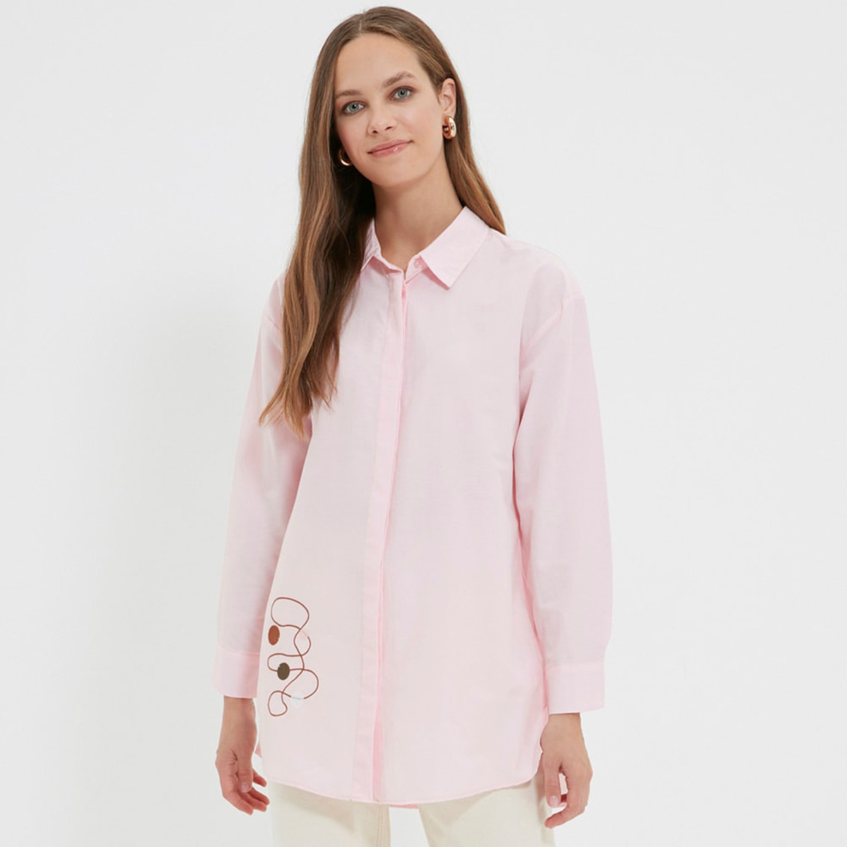 ترينديول لون القرنفل قمم-women-clothing-shirtsandblouses-blouses-image-4