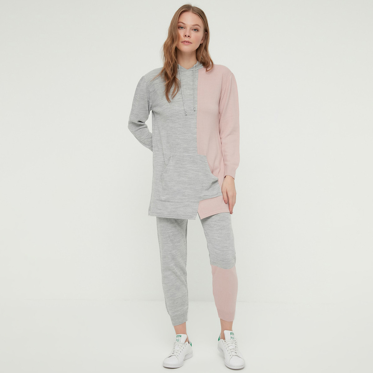 ترينديول رمادي مجموعات-women-clothing-coordsets-image-2