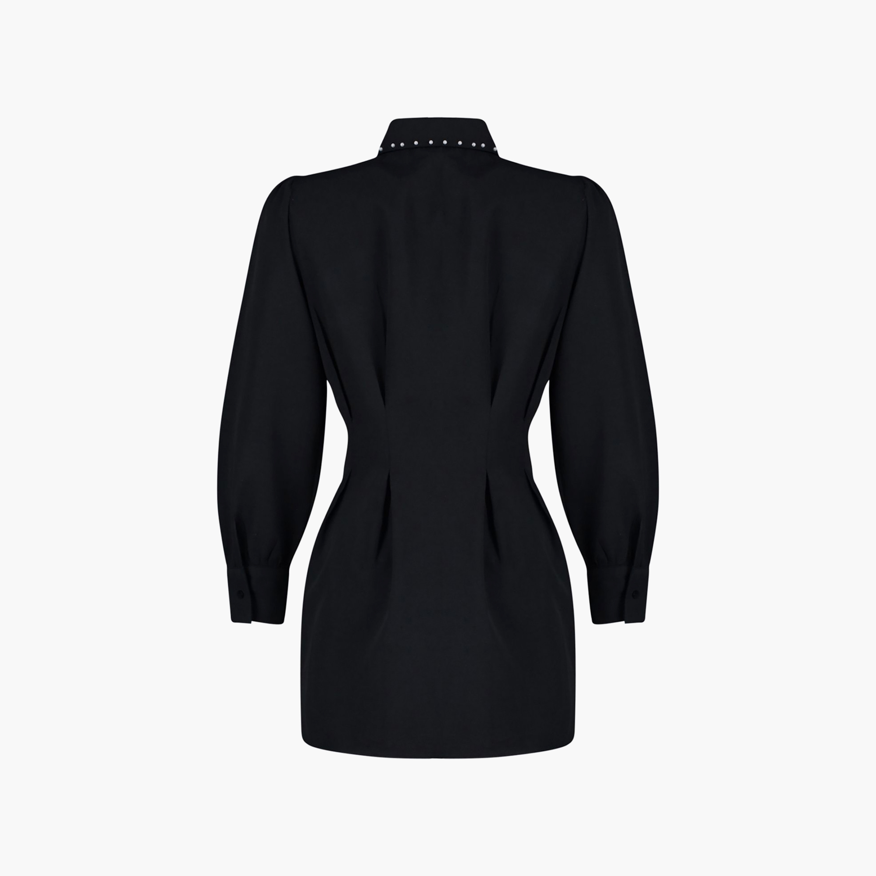 قميص بليسيه حريمي محتشم بياقة وأكمام منتفخة من تريندyol-women-clothing-shirtsandblouses-shirts-image-7