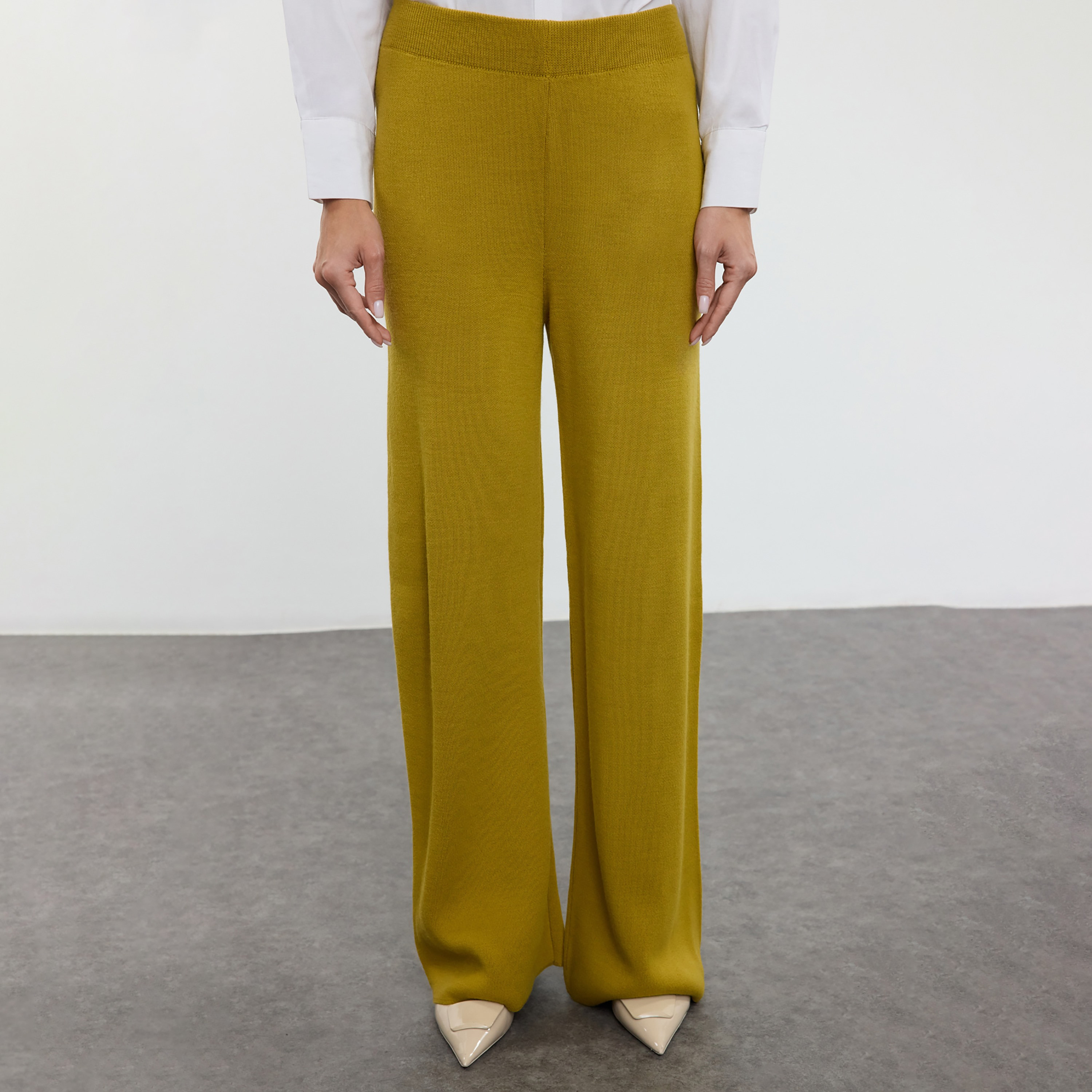 Trendyol Modest Dropped Sleeves Women's Cardigan & Pants Set-women-clothing-coordsets-image-4