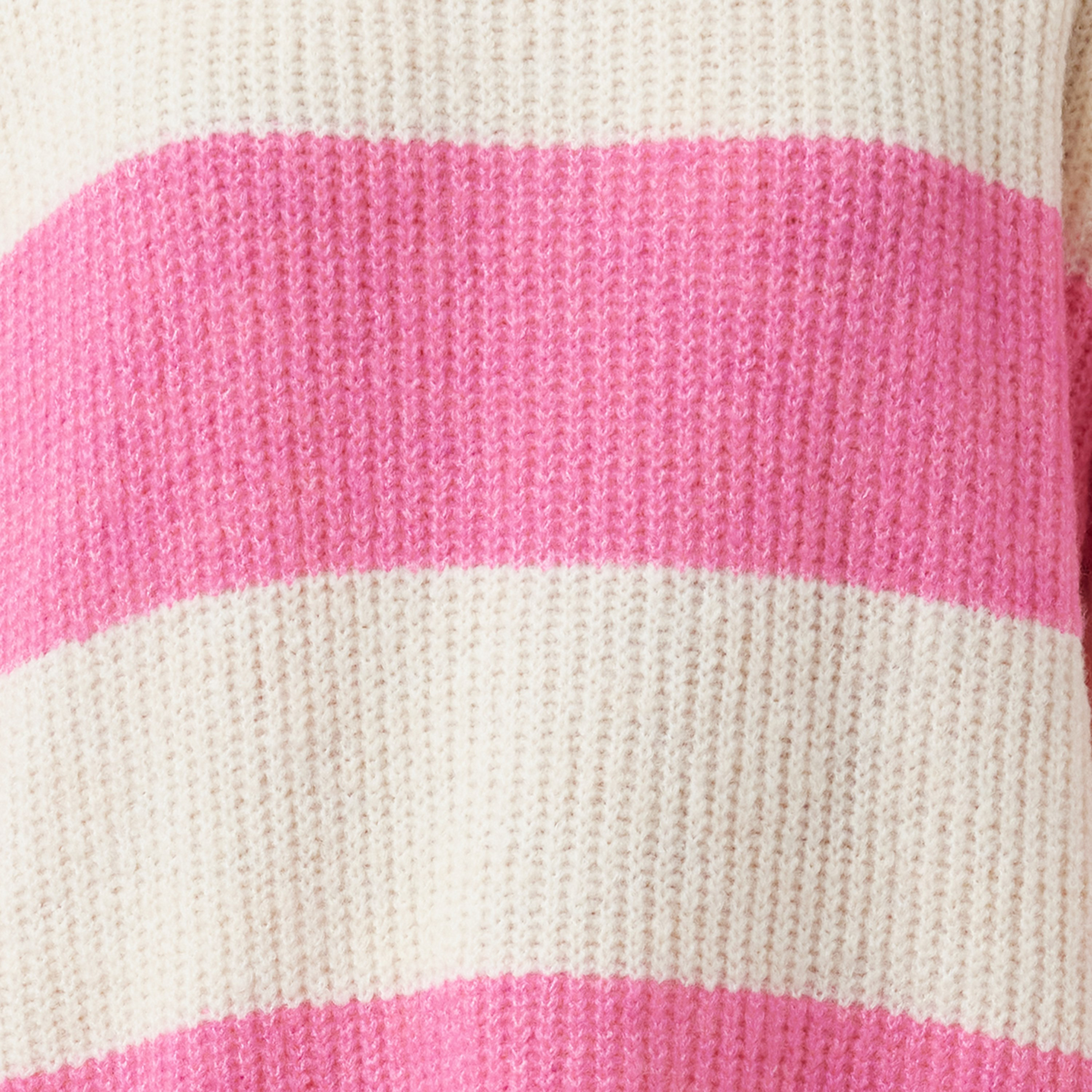 سويتر حريمي محتشم وردي بألوان متباينة وأكمام مسدلة من تريندyol-women-winterwear-cardigansandjumpers-jumpers-image-6