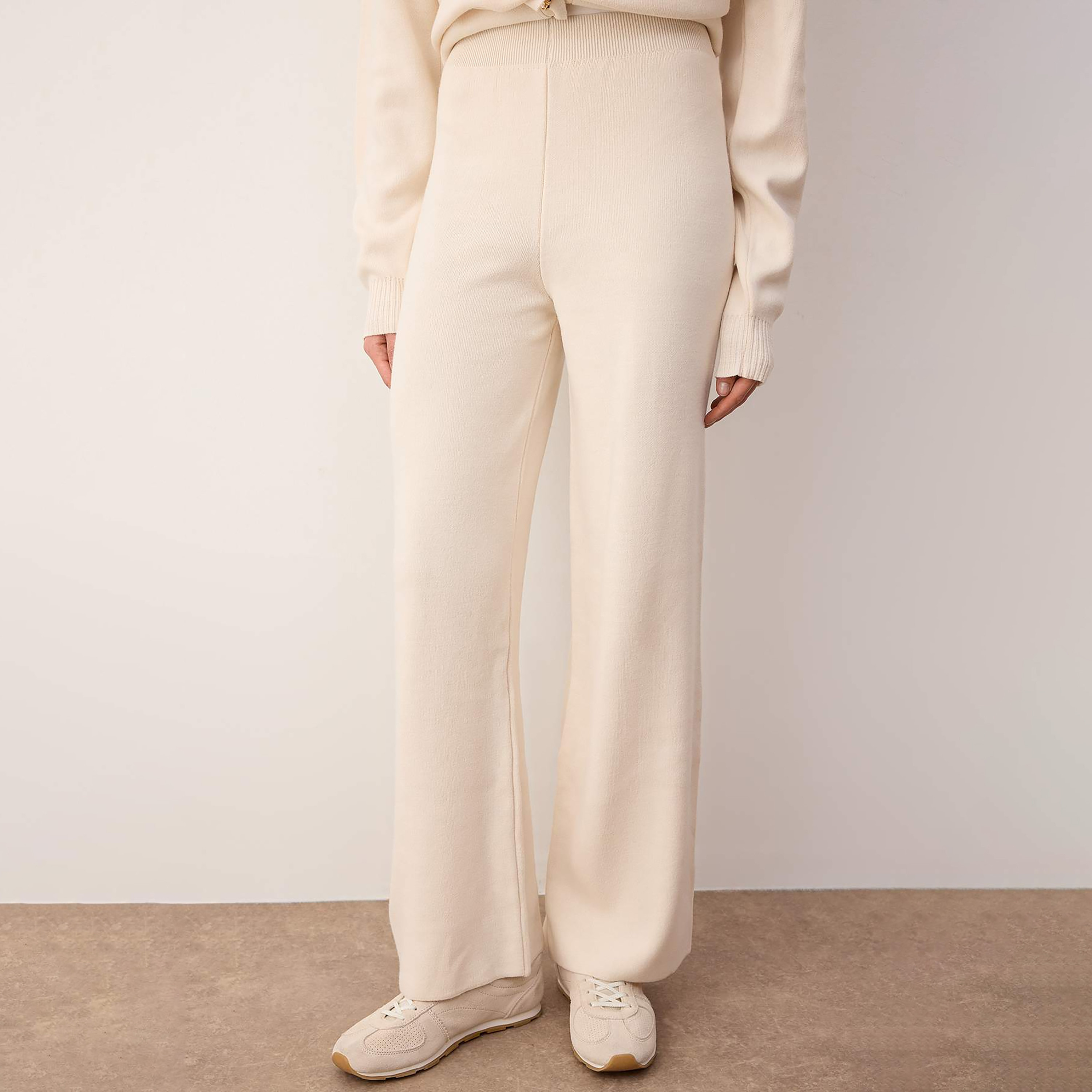 Trendyol Modest Stone Sailor Collar Dropped Sleeves Women's Cardigan & Pants Set-women-clothing-coordsets-image-3