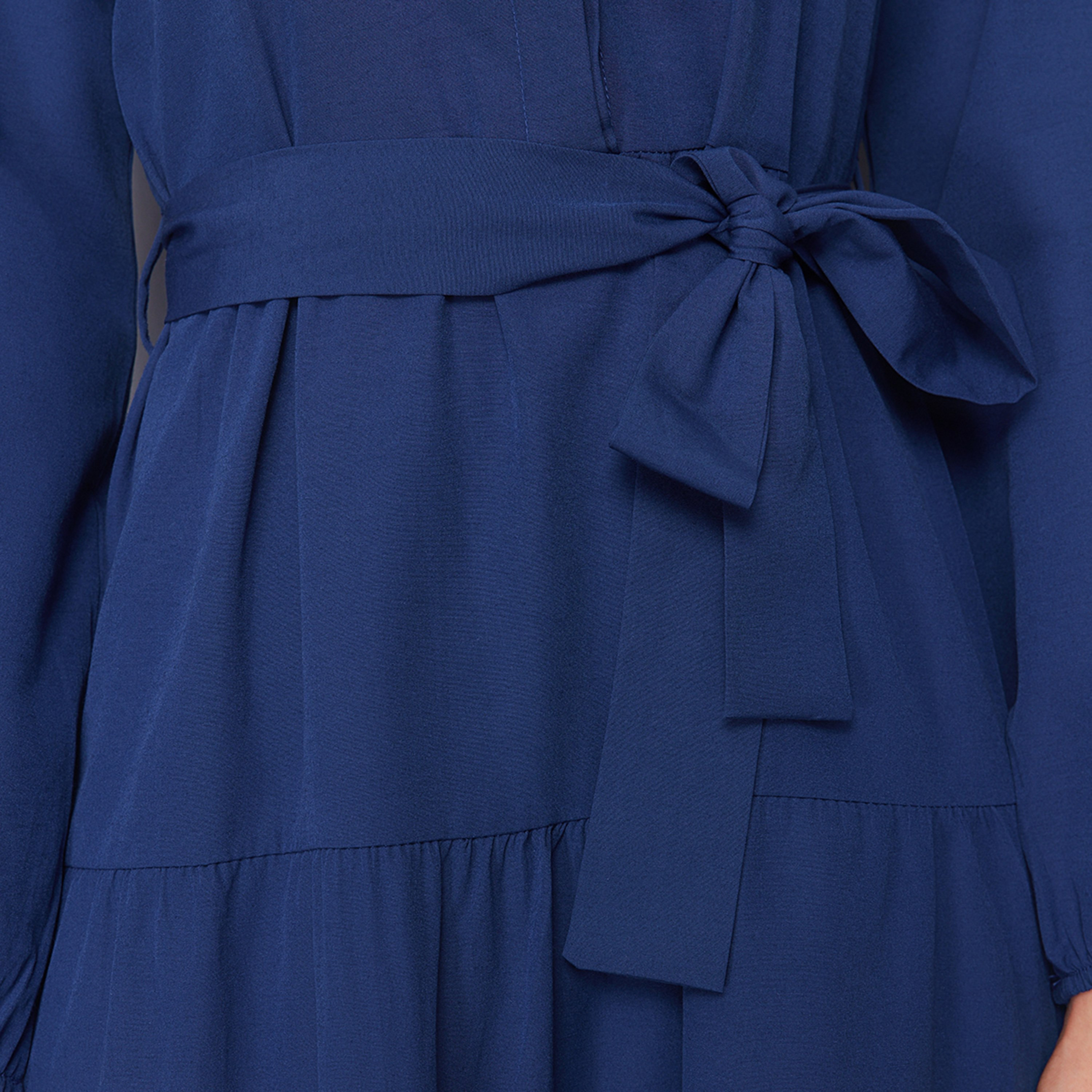 Trendyol Modest Band Collar Tiered Women's Maxi Dress-women-clothing-dresses-image-8