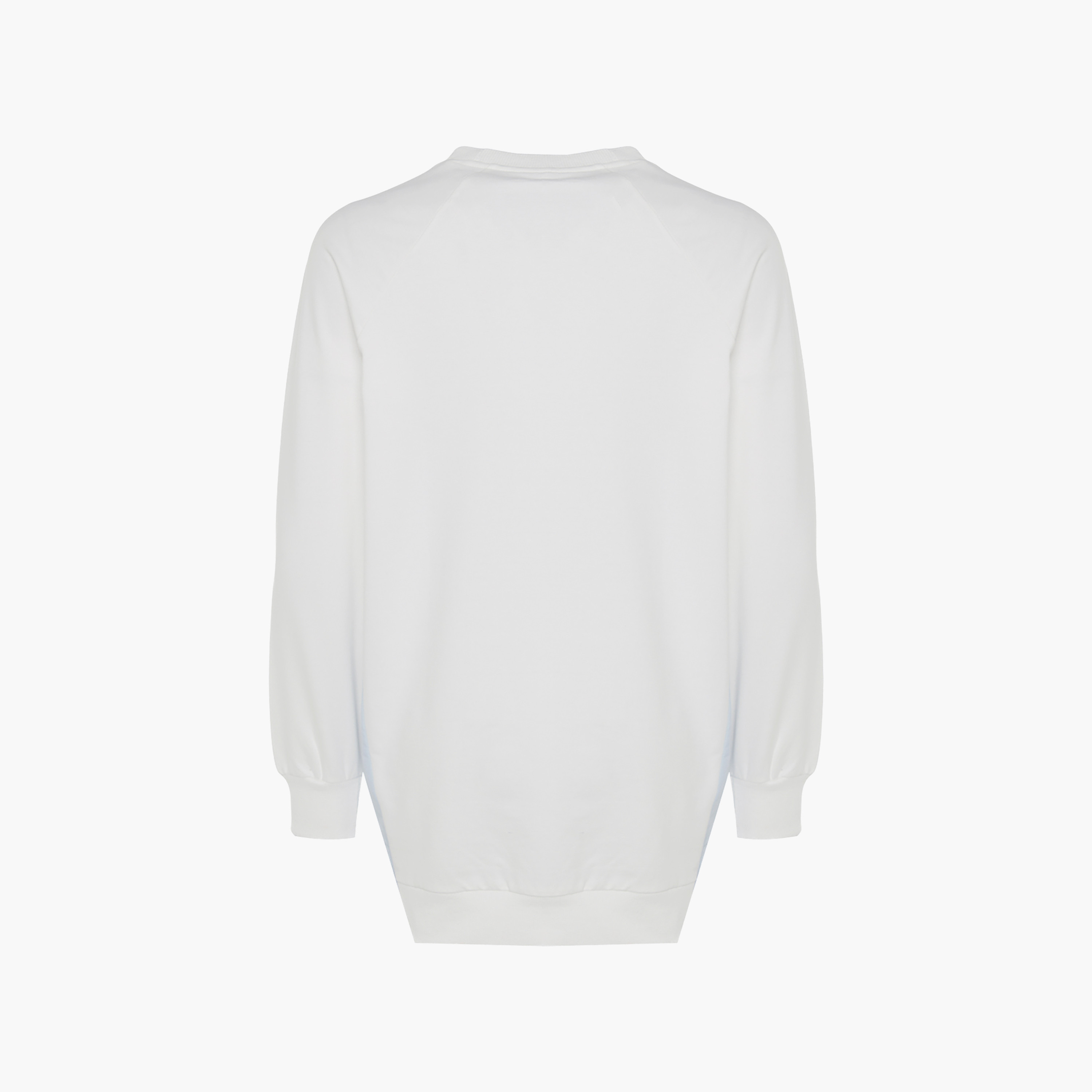 سويت شيرت حريمي محتشم أبيض بألوان متباينة وأكمام راجلان من ترينديول-women-clothing-hoodiesandsweatshirts-sweatshirts-image-9