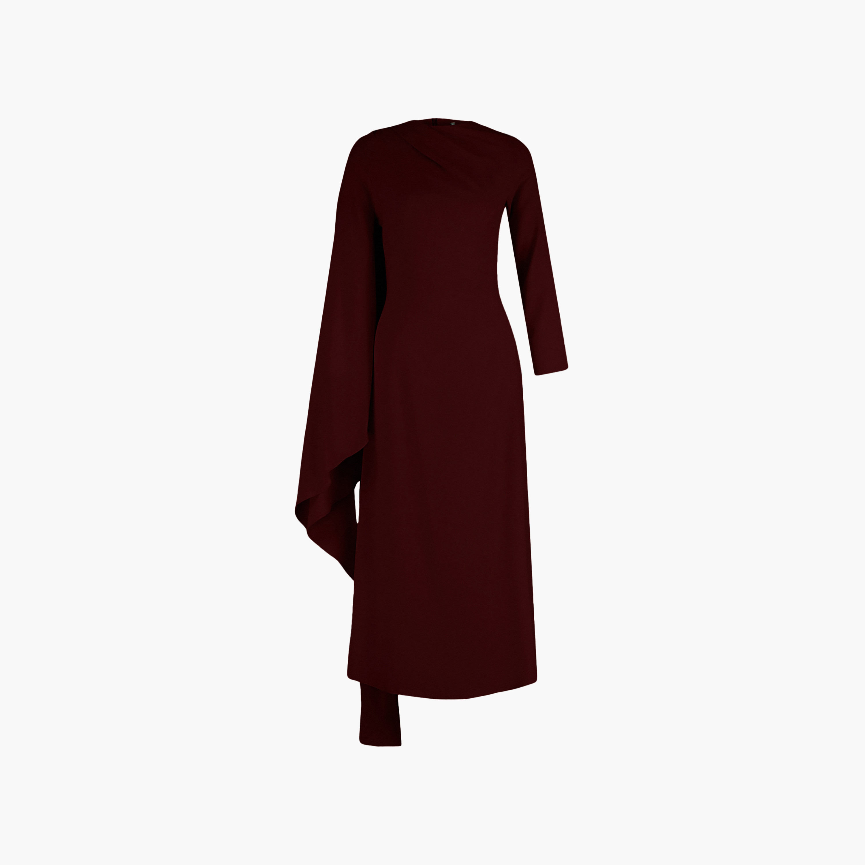 فستان سهرة نسائي ماكسي محتشم بأكمام واسعة-women-clothing-dresses-image-5