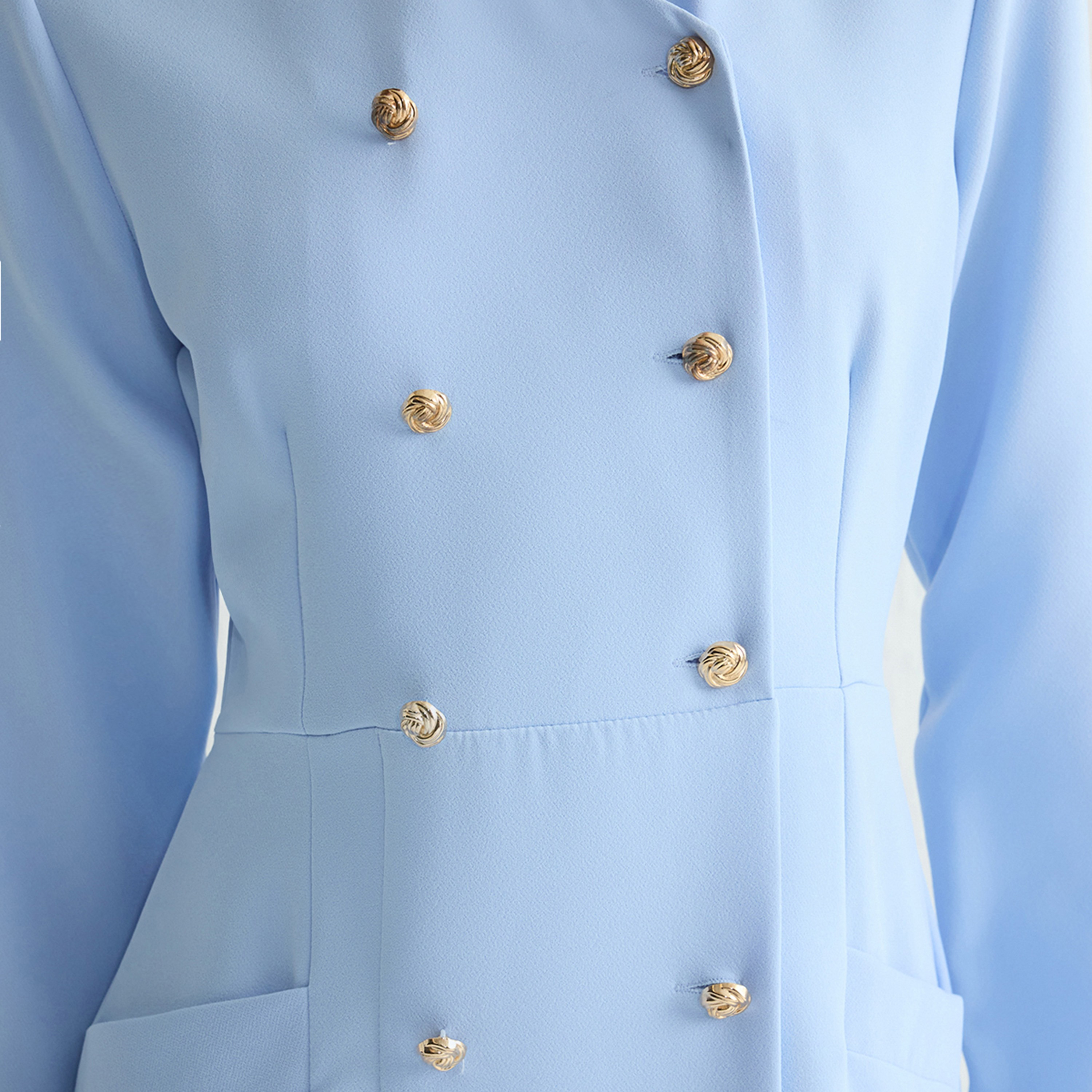Modest Blue Women's Midi Dress-women-clothing-dresses-image-6