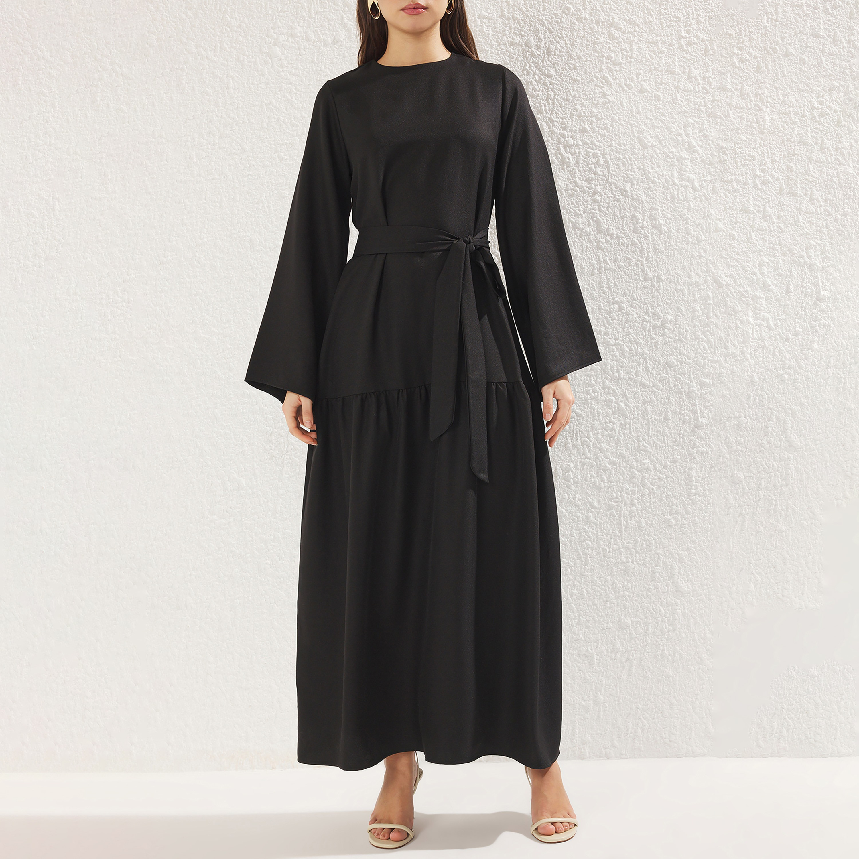 فستان ماكسي نسائي محتشم متعدد الطبقات-women-clothing-dresses-image-3