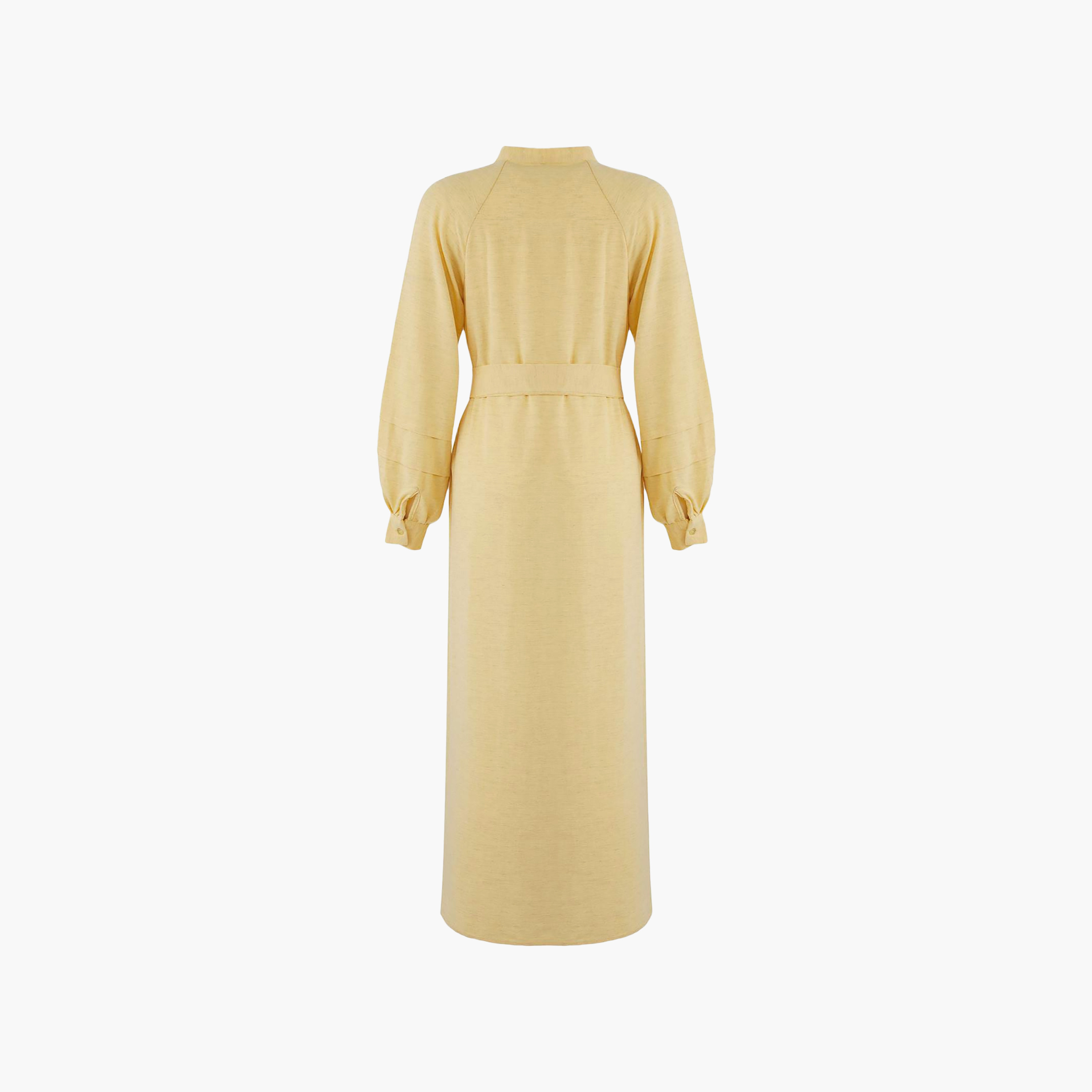 فستان ماكسي حريمي محتشم بياقة ستاند وأكمام رجلان من ترينديول-women-clothing-dresses-image-5