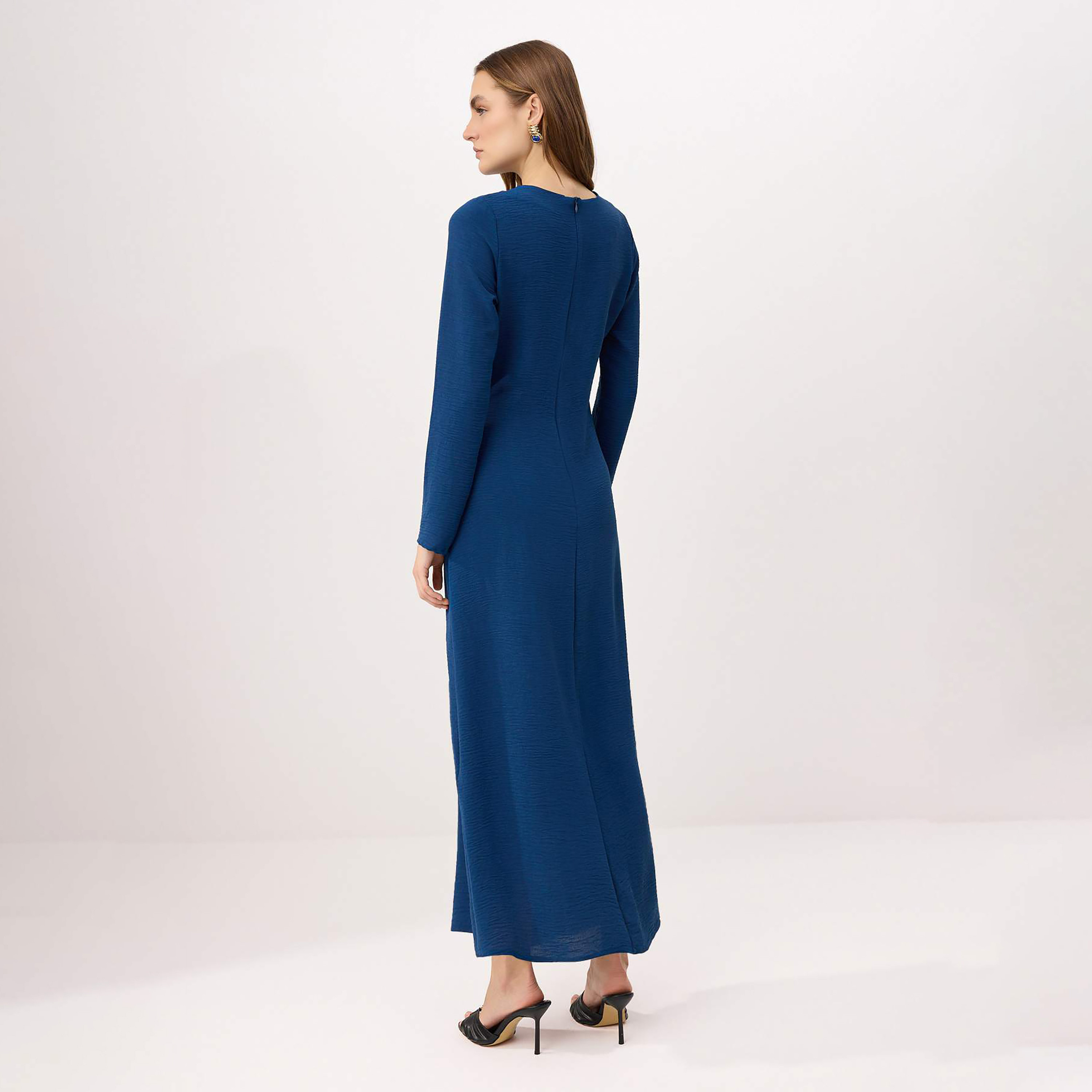 Modest Aerobin Fitted Sleeves Sheath Evening Women's Maxi Dress-women-clothing-dresses-image-3