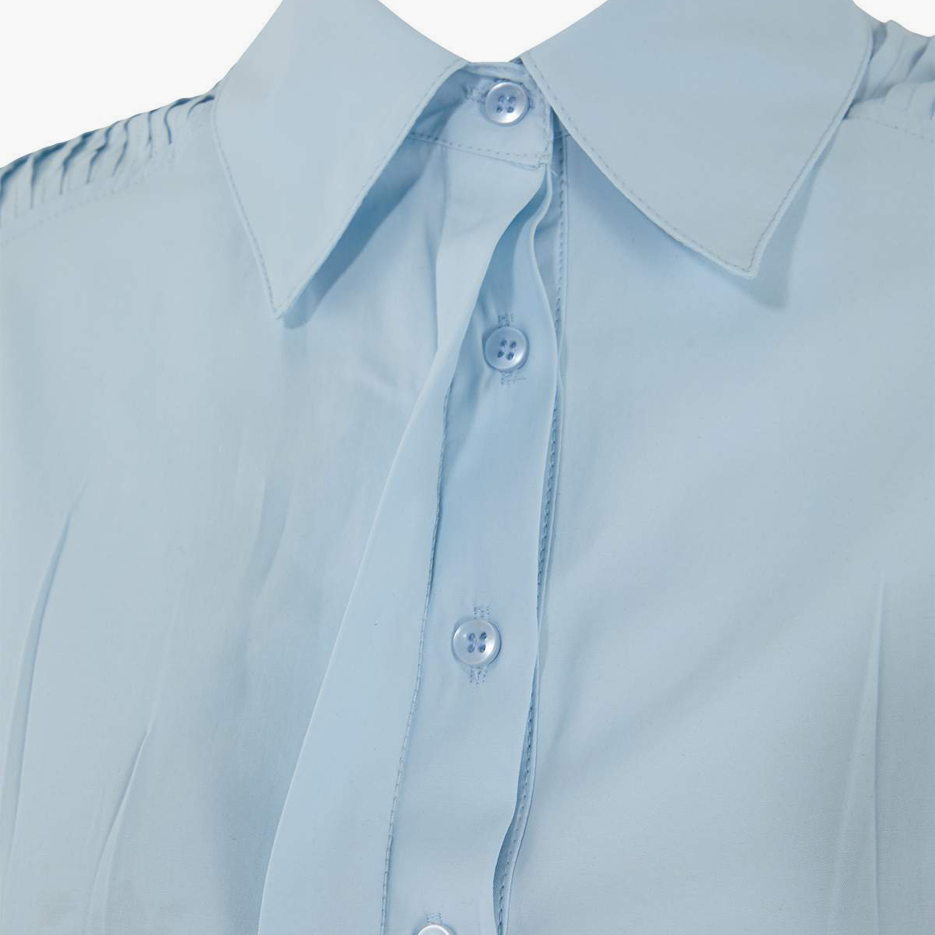 قميص حريمي محتشم بياقة مدببة وأكمام منتفخة من ترينديول-women-clothing-shirtsandblouses-shirts-image-6