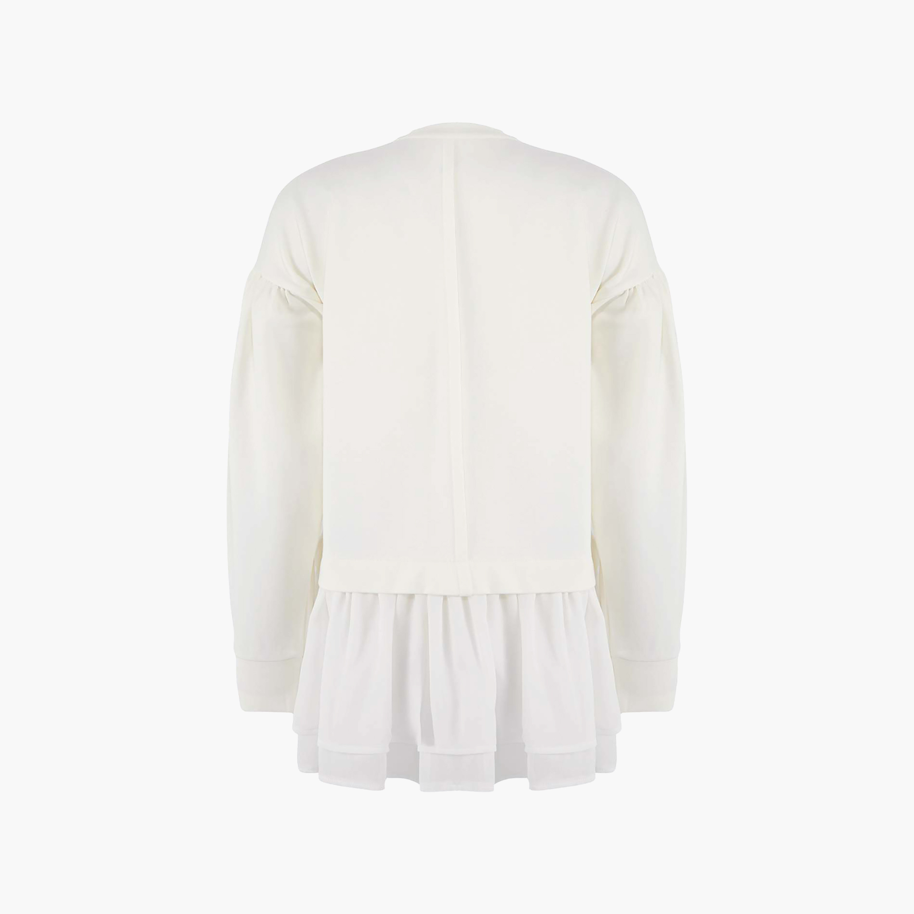 Trendyol Modest White Dropped Sleeves Women's Peplum Tunic-women-clothing-shirtsandblouses-blouses-image-5