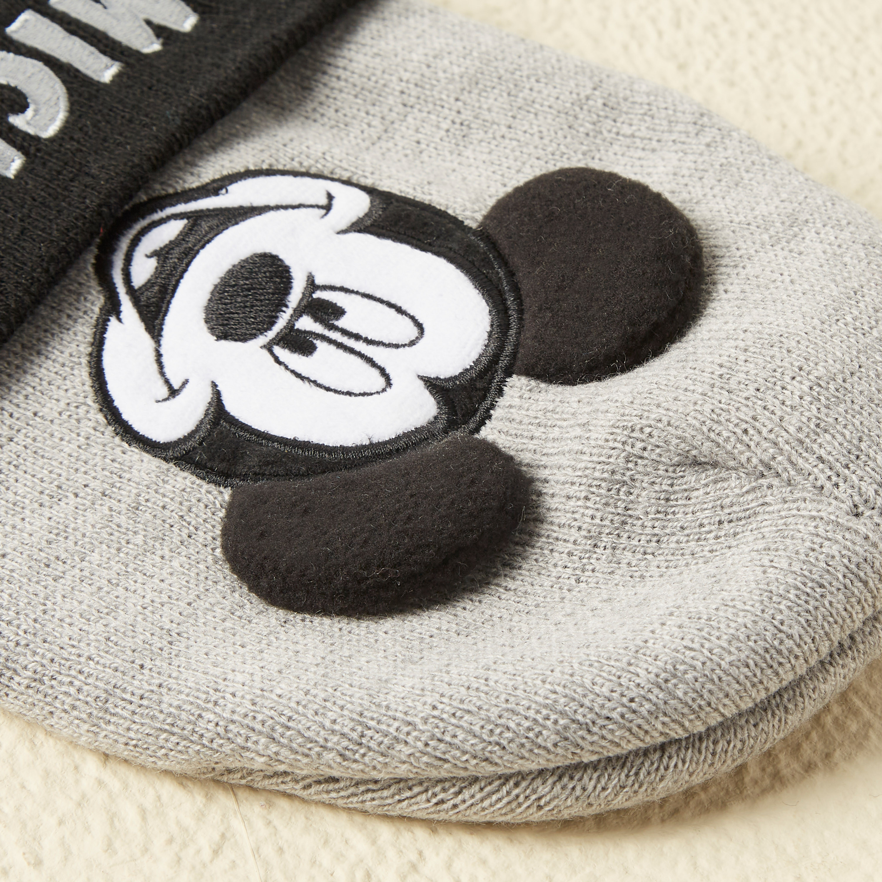 Disney Mickey Mouse Applique Beanie Cap-baby-boys-accessories-caps-image-5