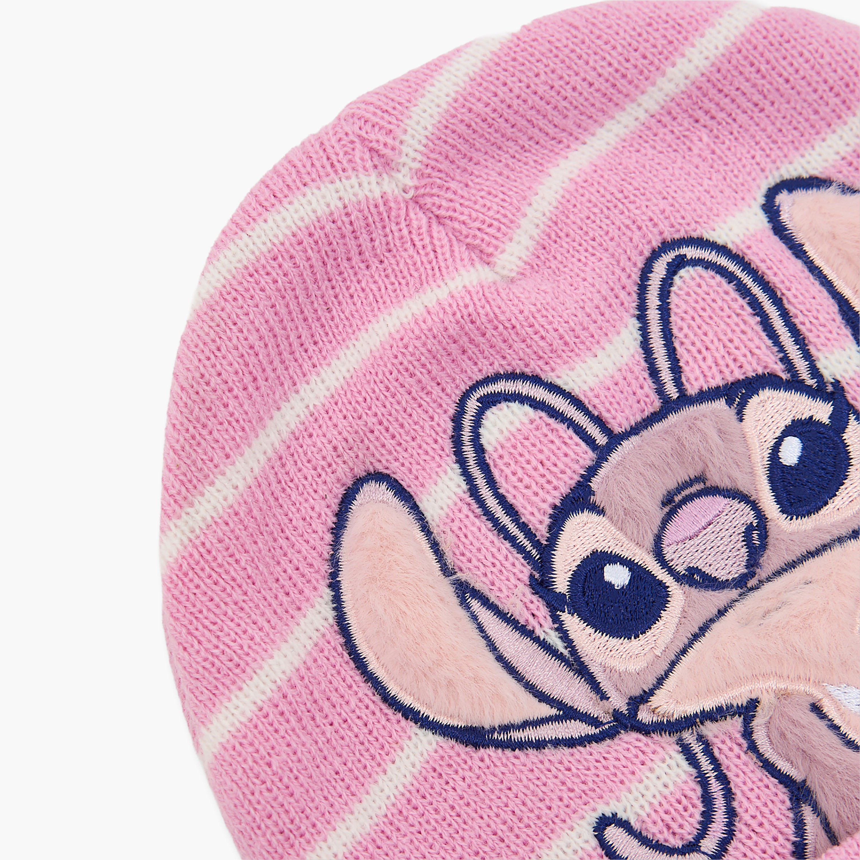 Disney Cap with Angel Embroidery-baby-girls-accessories-caps-image-4