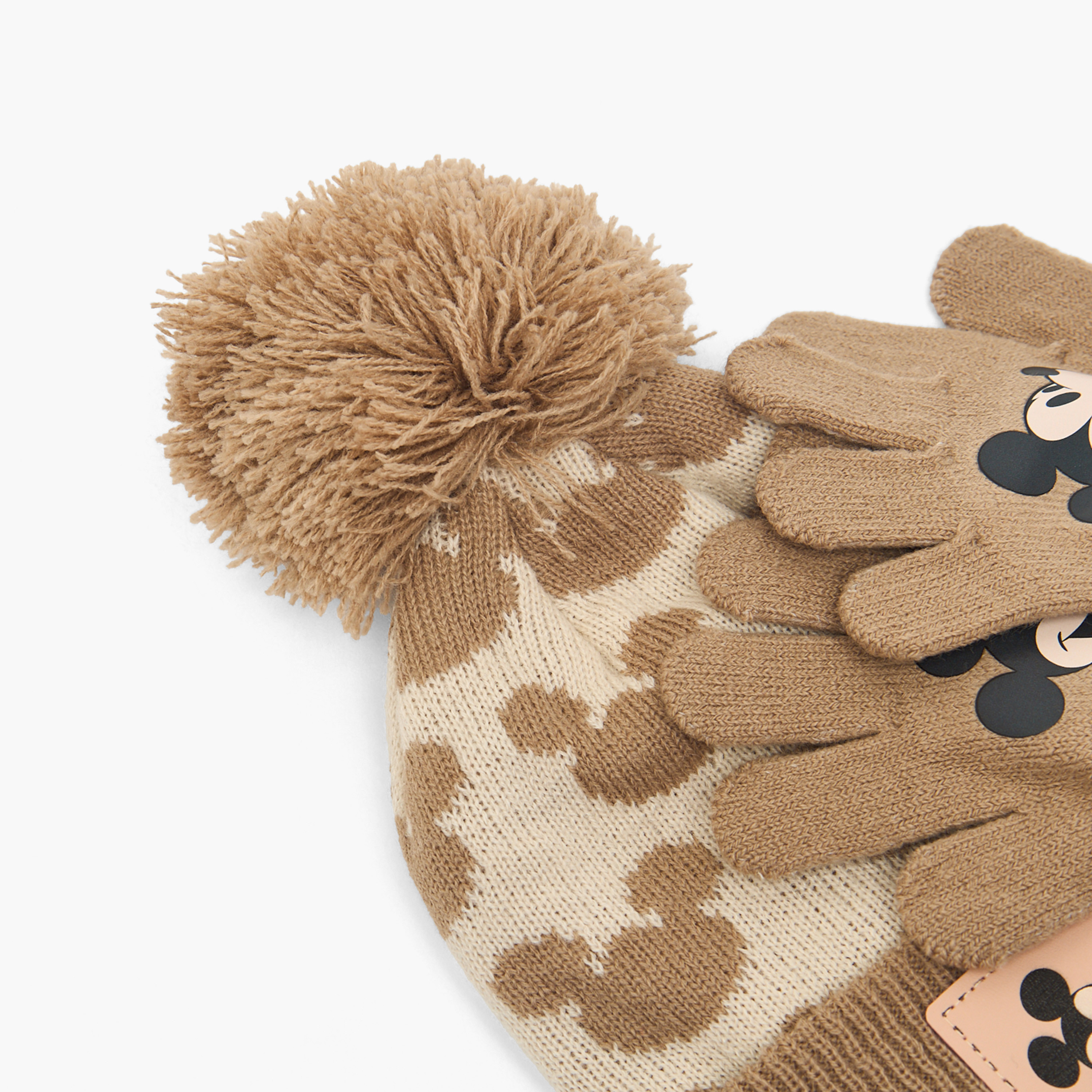 طقم قبعة وقفازات بطبعات ميكي ماوس من ديزني-baby-boys-accessories-caps-image-6