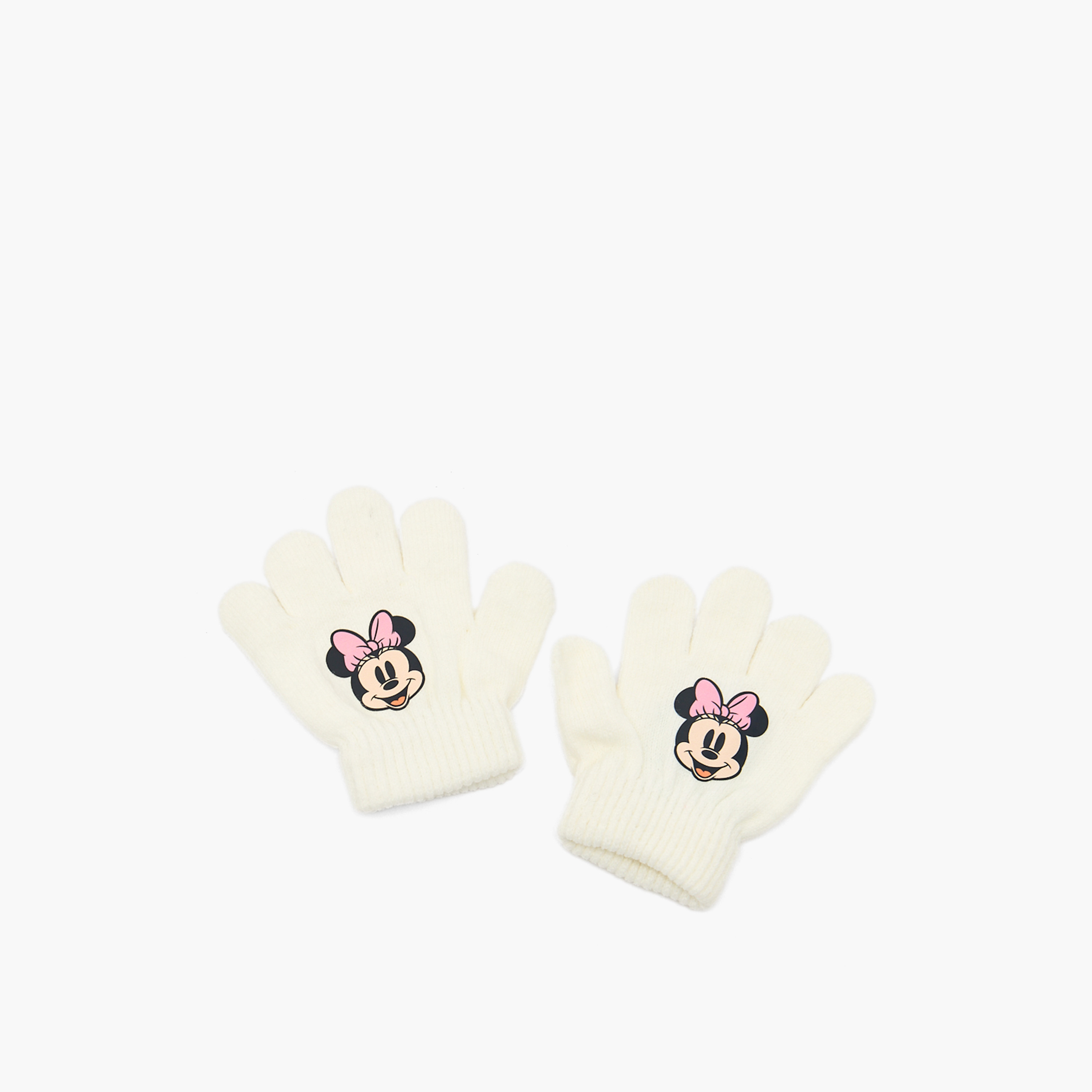 Disney Cap and Gloves with Minnie Mouse Embroidery-baby-girls-accessories-caps-image-3