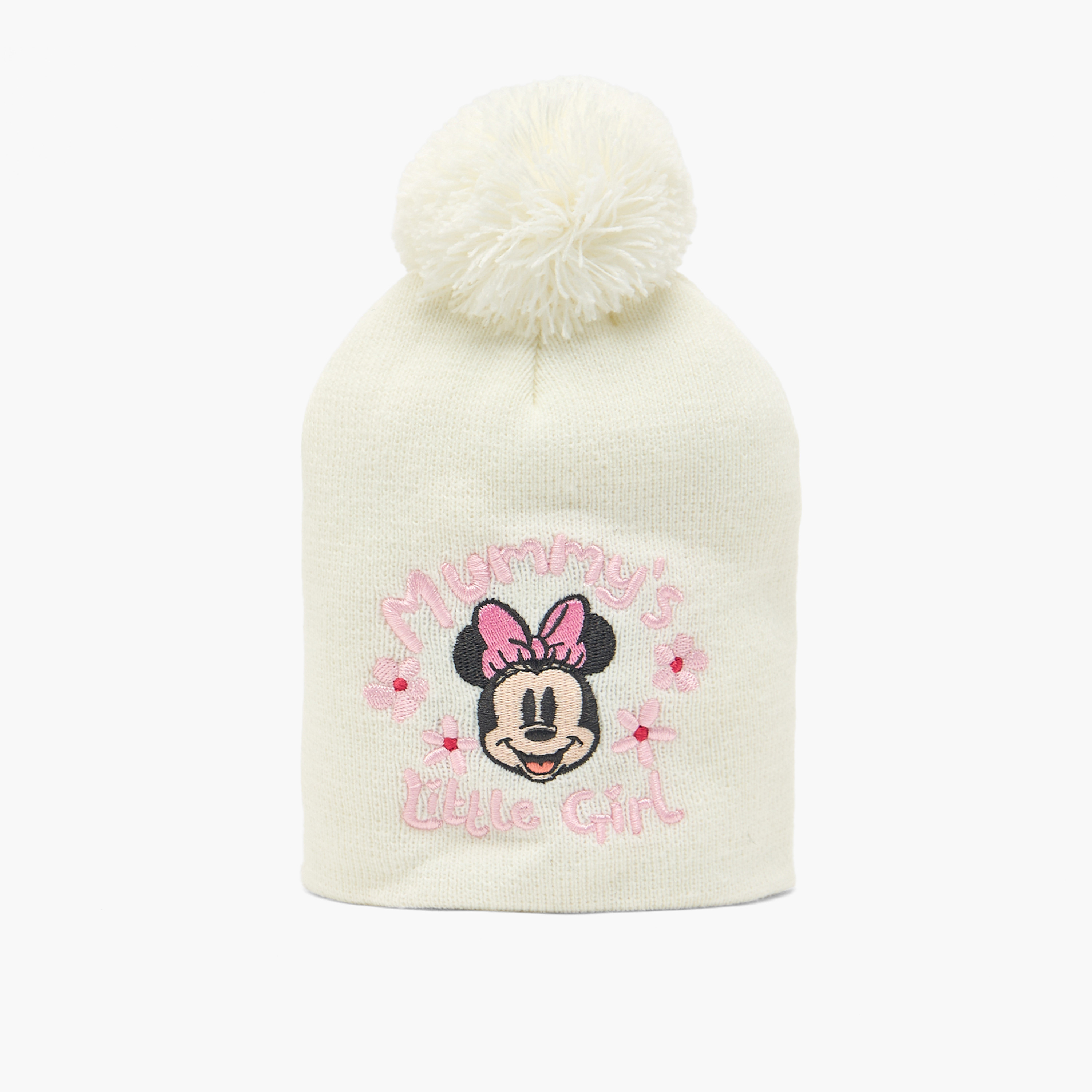 Disney Cap and Gloves with Minnie Mouse Embroidery-baby-girls-accessories-caps-image-4