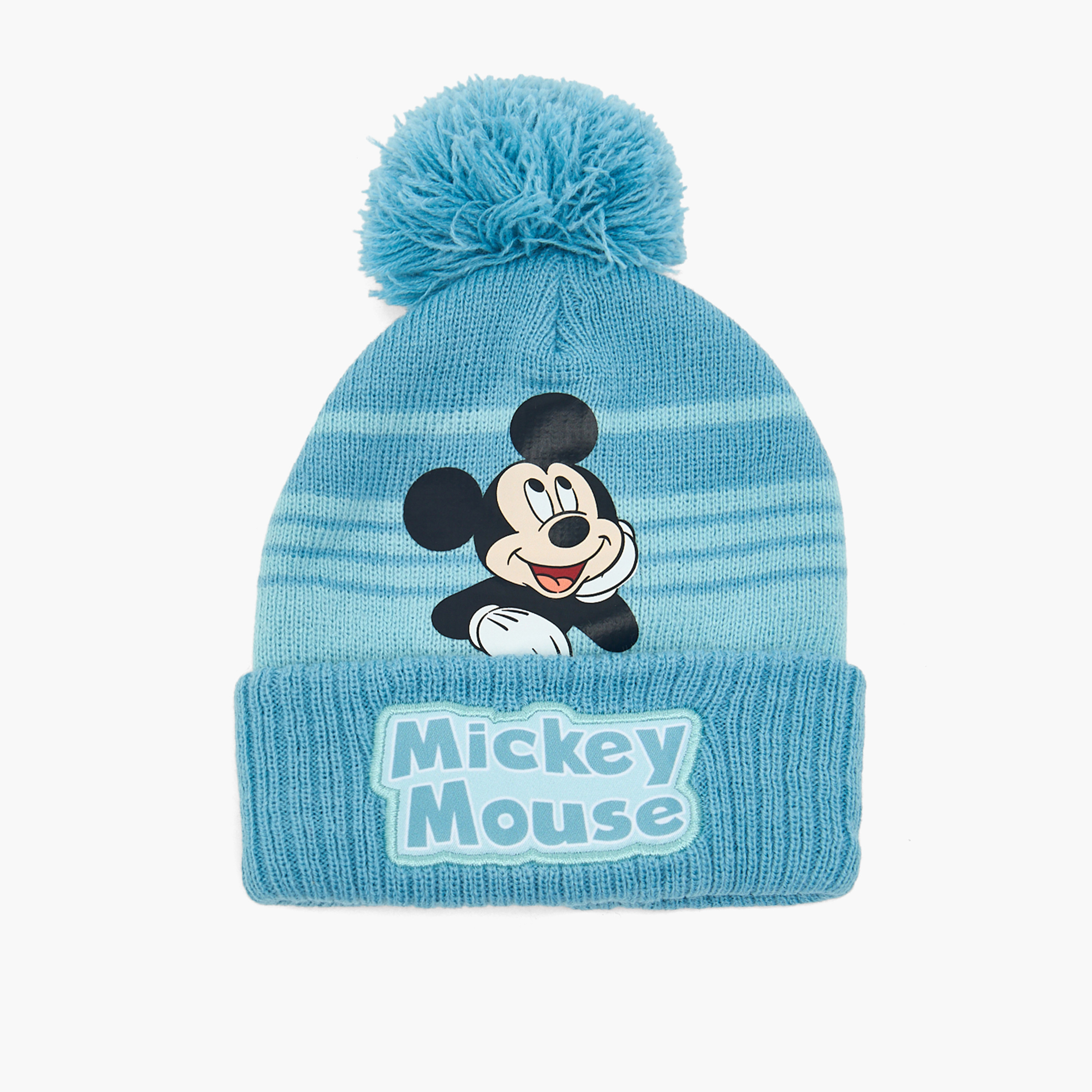 Disney Cap and Gloves with Mickey Mouse Print-baby-boys-accessories-caps-image-2