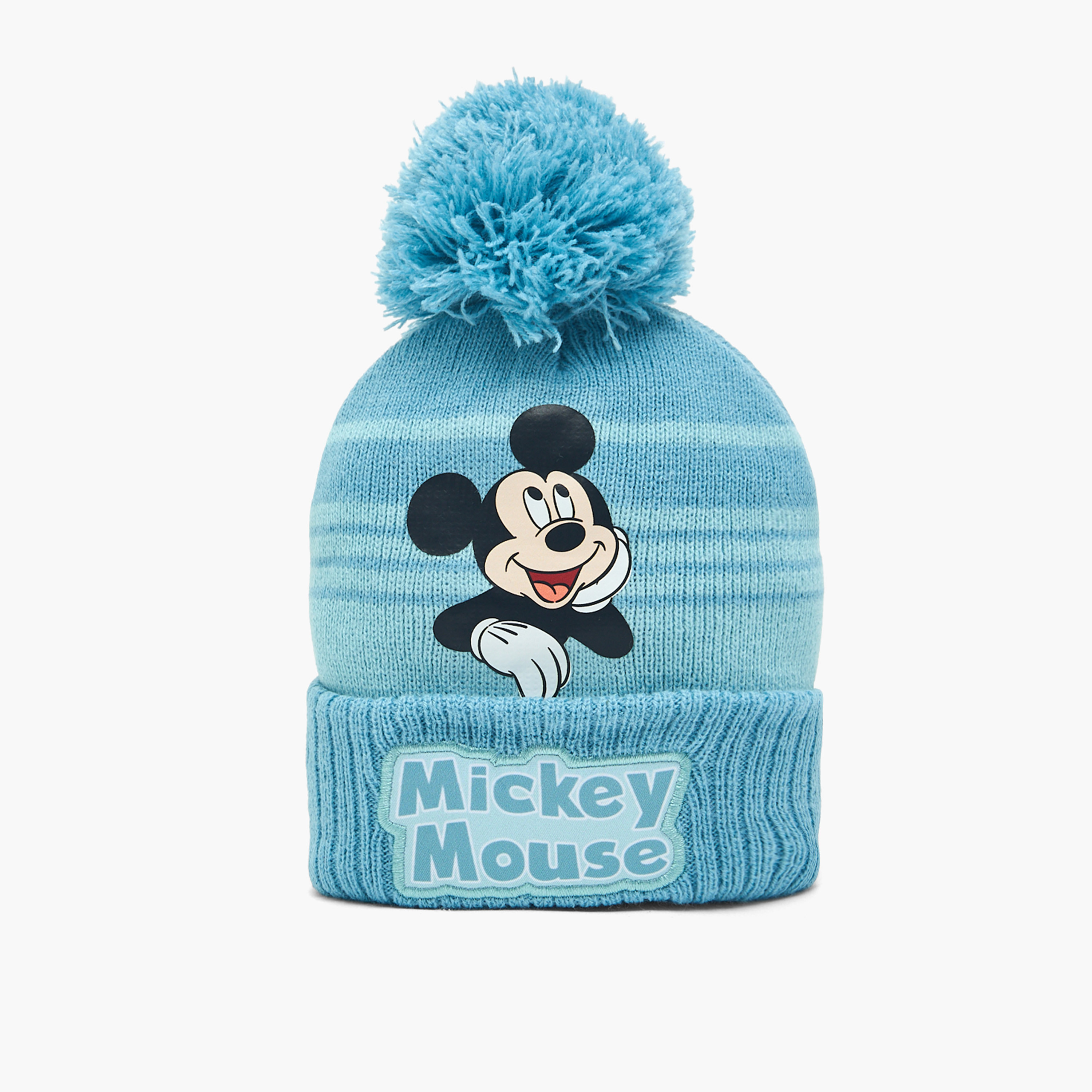Disney Cap and Gloves with Mickey Mouse Print-baby-boys-accessories-caps-image-4