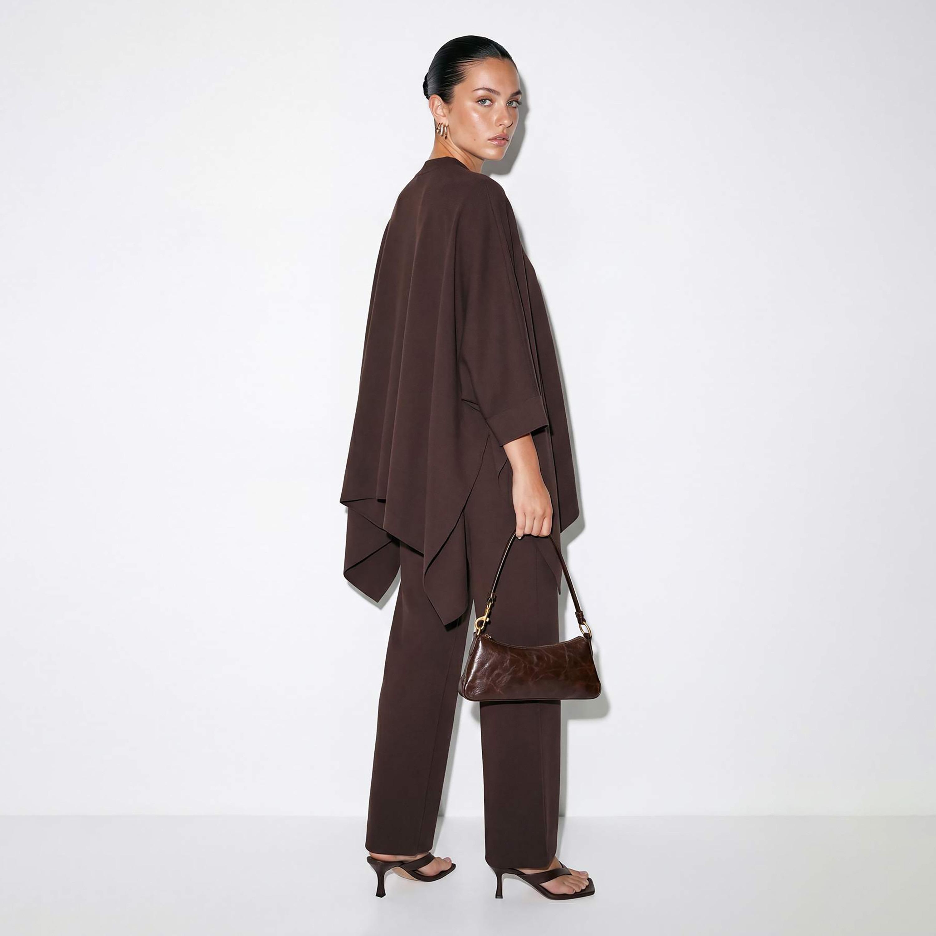 Trendyol Modest Mandarin Collar Dropped Sleeves Women's Shirt & Trousers Set-women-clothing-coordsets-image-4
