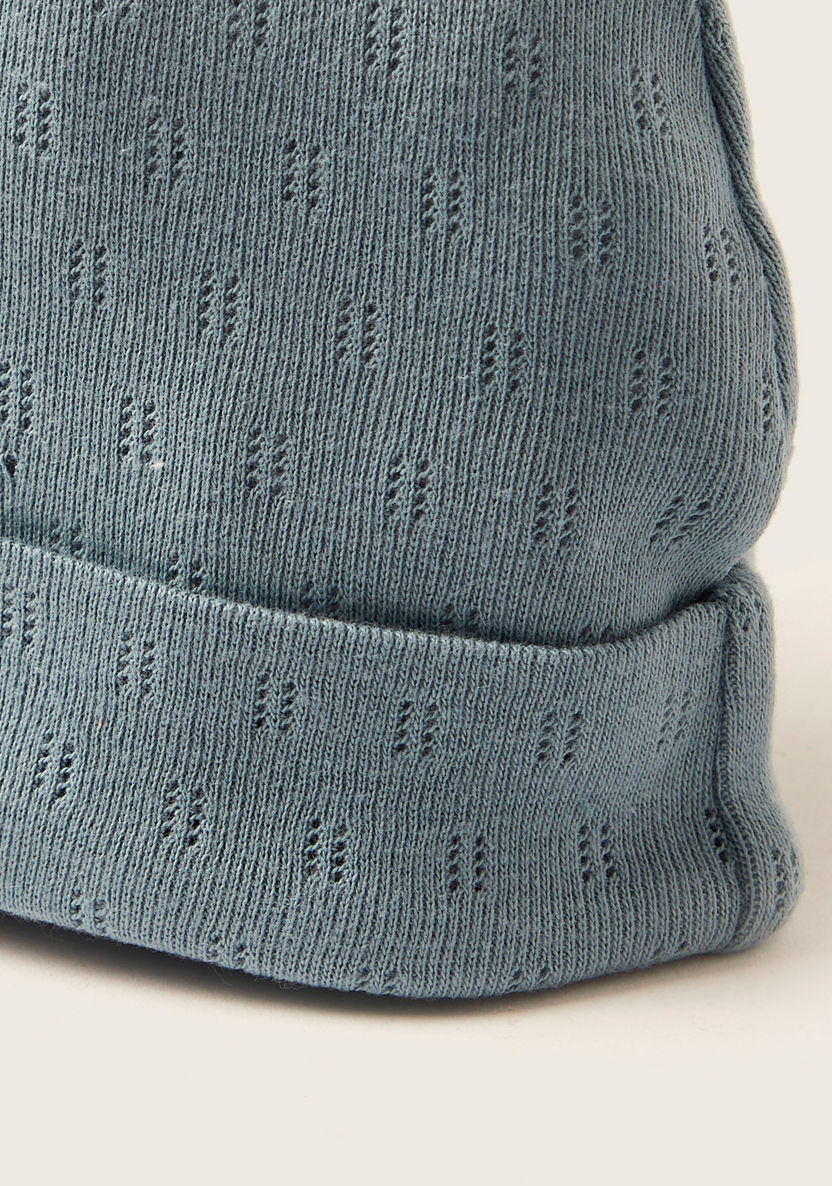 Juniors Textured Beanie Cap - Set of 2-Caps-image-3