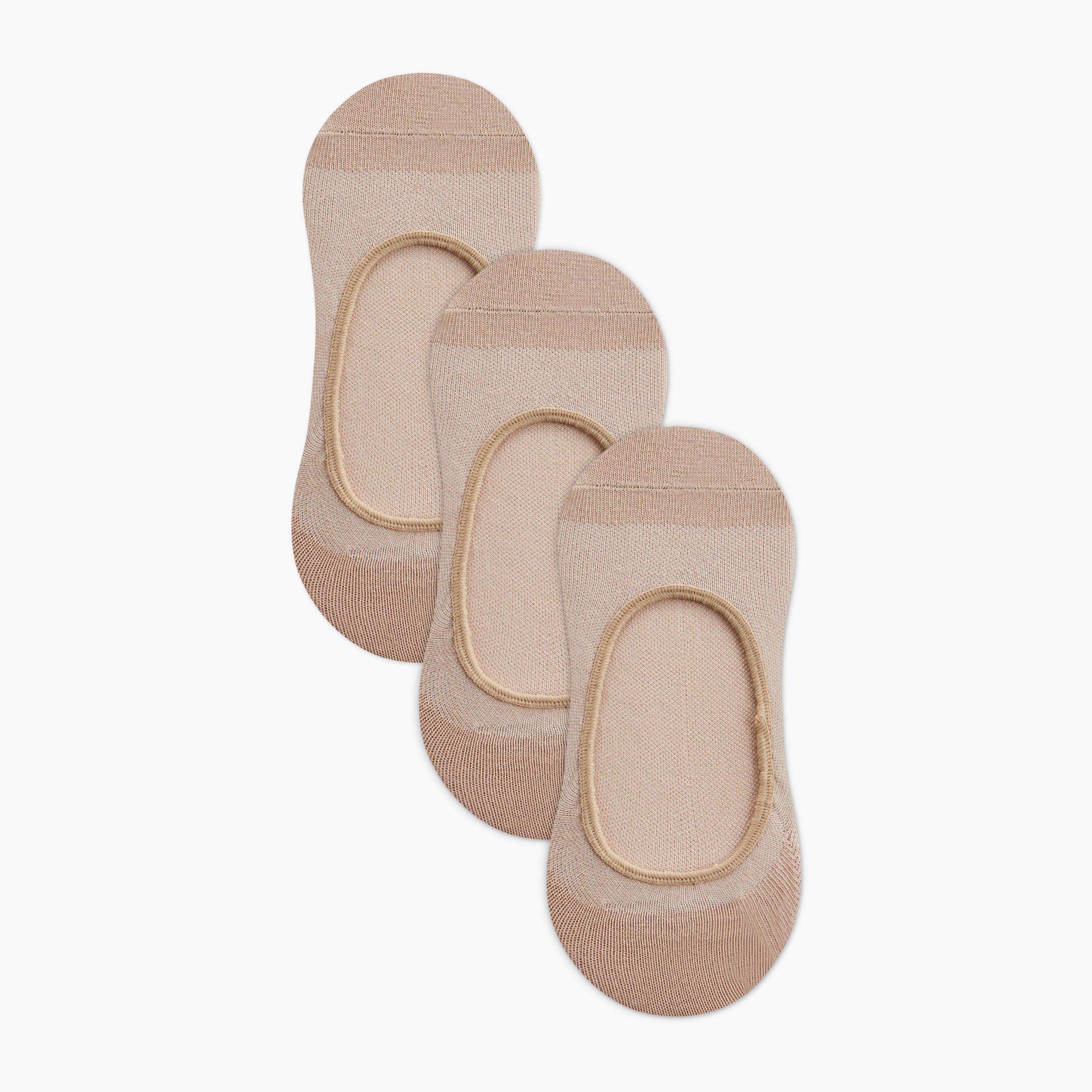 Shoemart Solid No Show Socks - Set of 3-women-socksandstockings-image-1
