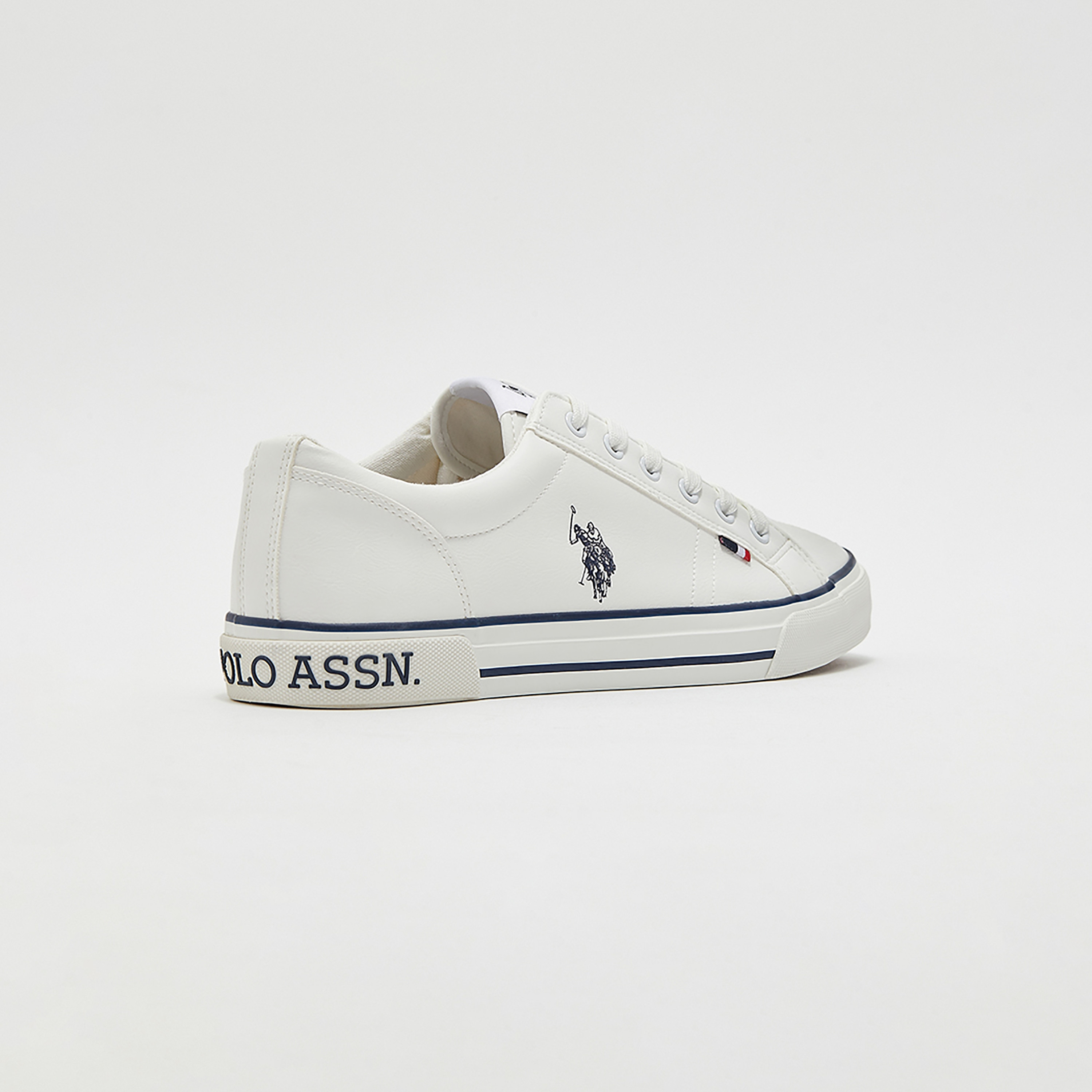 حذاء سنيكرز رياضي رجالي من من يو إس بولو أسن برباط علوي مع منخفض | Tedor-men-shoes-sneakers-image-3