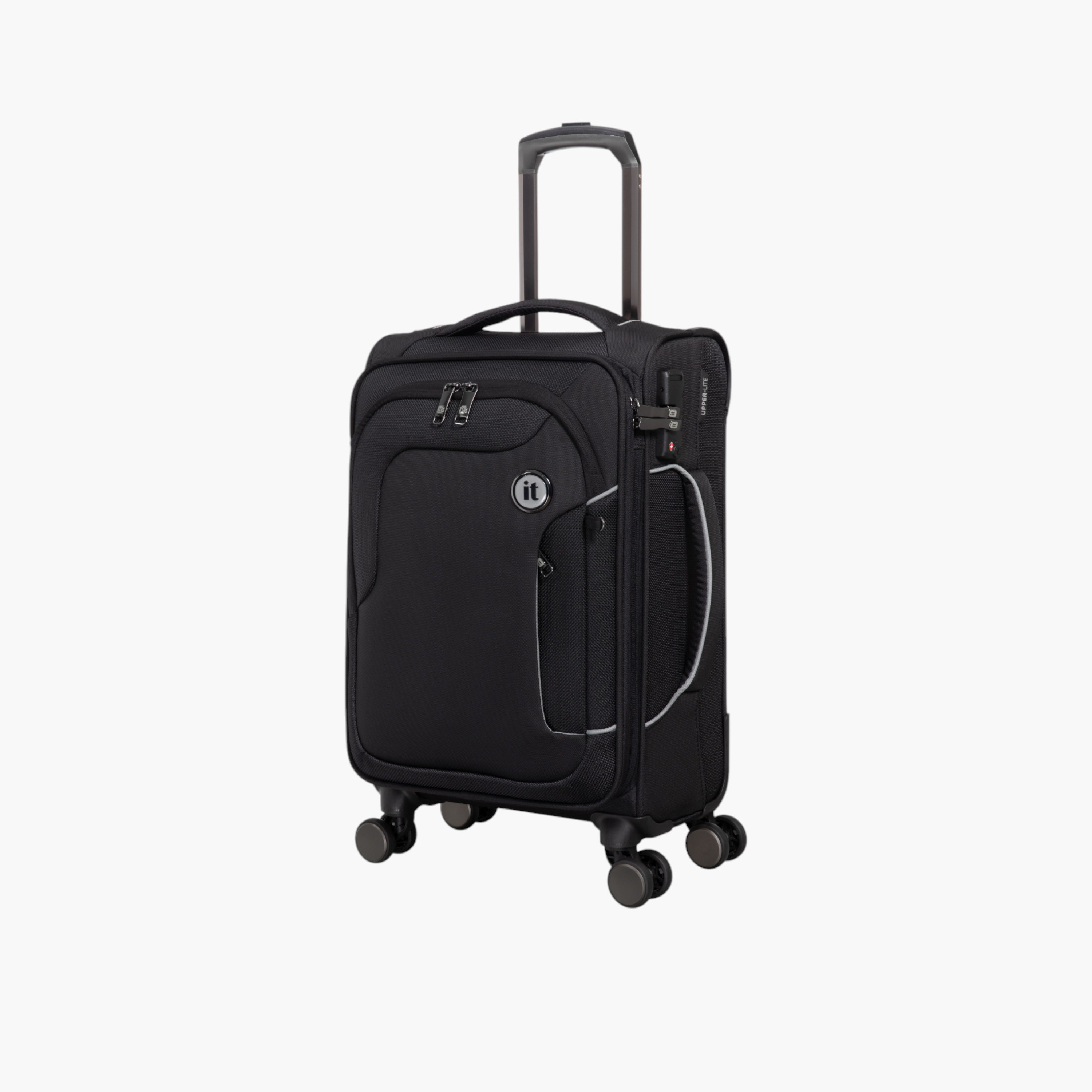 IT 4-Wheel Softcase Cabin Trolley Bag with Retractable Handle - 20 Inches - Check-In Bag-travel-luggagesandbags-luggage-image-1