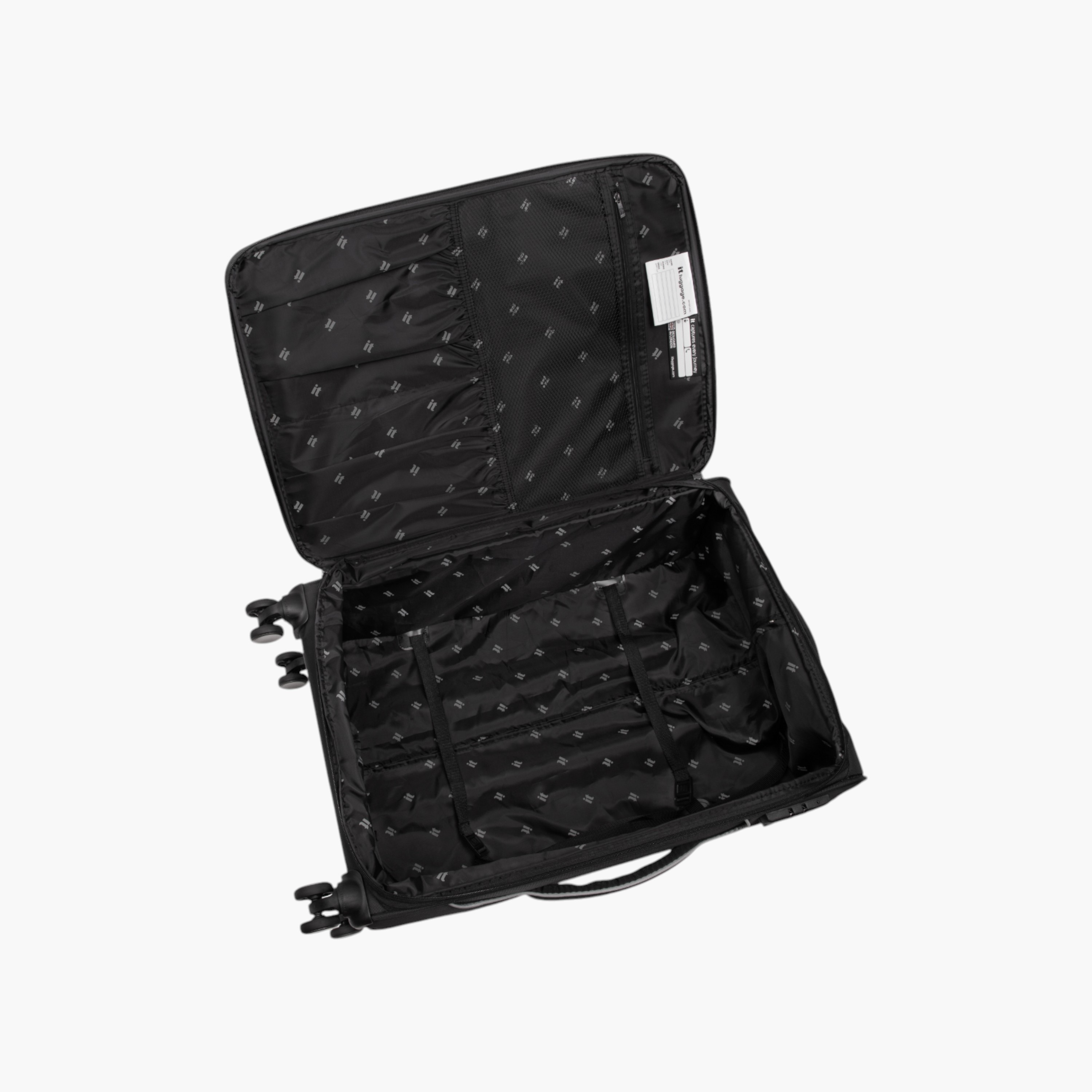 IT 4-Wheel Softcase Cabin Trolley Bag with Retractable Handle - 20 Inches - Check-In Bag-travel-luggagesandbags-luggage-image-4