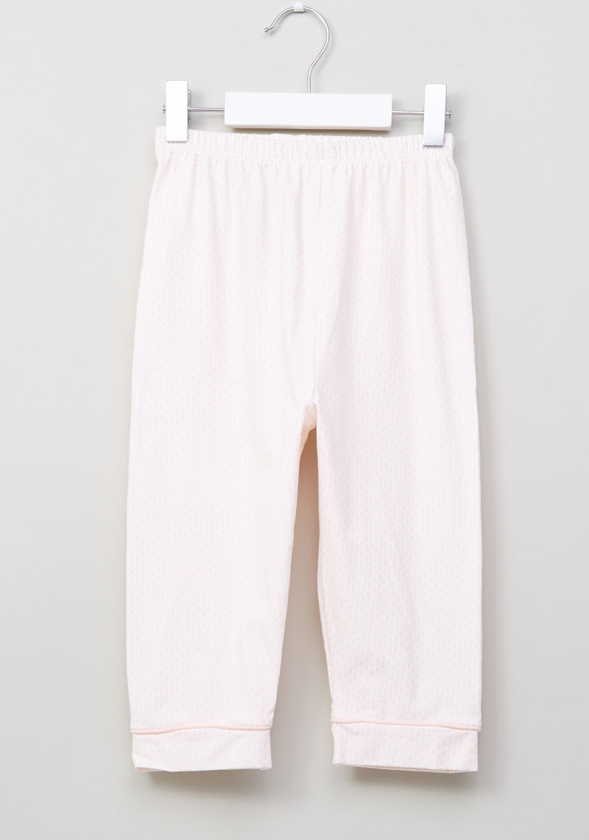 Giggles Printed Shirt with Jog Pants-Pyjama Sets-image-2