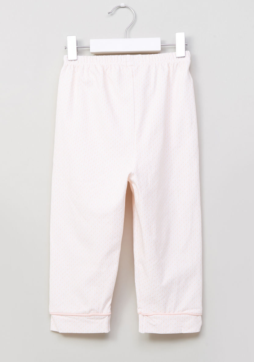 Giggles Printed Shirt with Jog Pants-Pyjama Sets-image-4