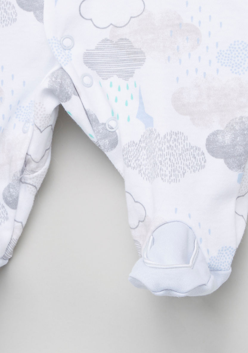 Juniors Printed Sleepsuit with Applique Detail-Sleepsuits-image-1