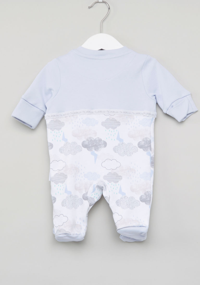 Juniors Printed Sleepsuit with Applique Detail-Sleepsuits-image-2