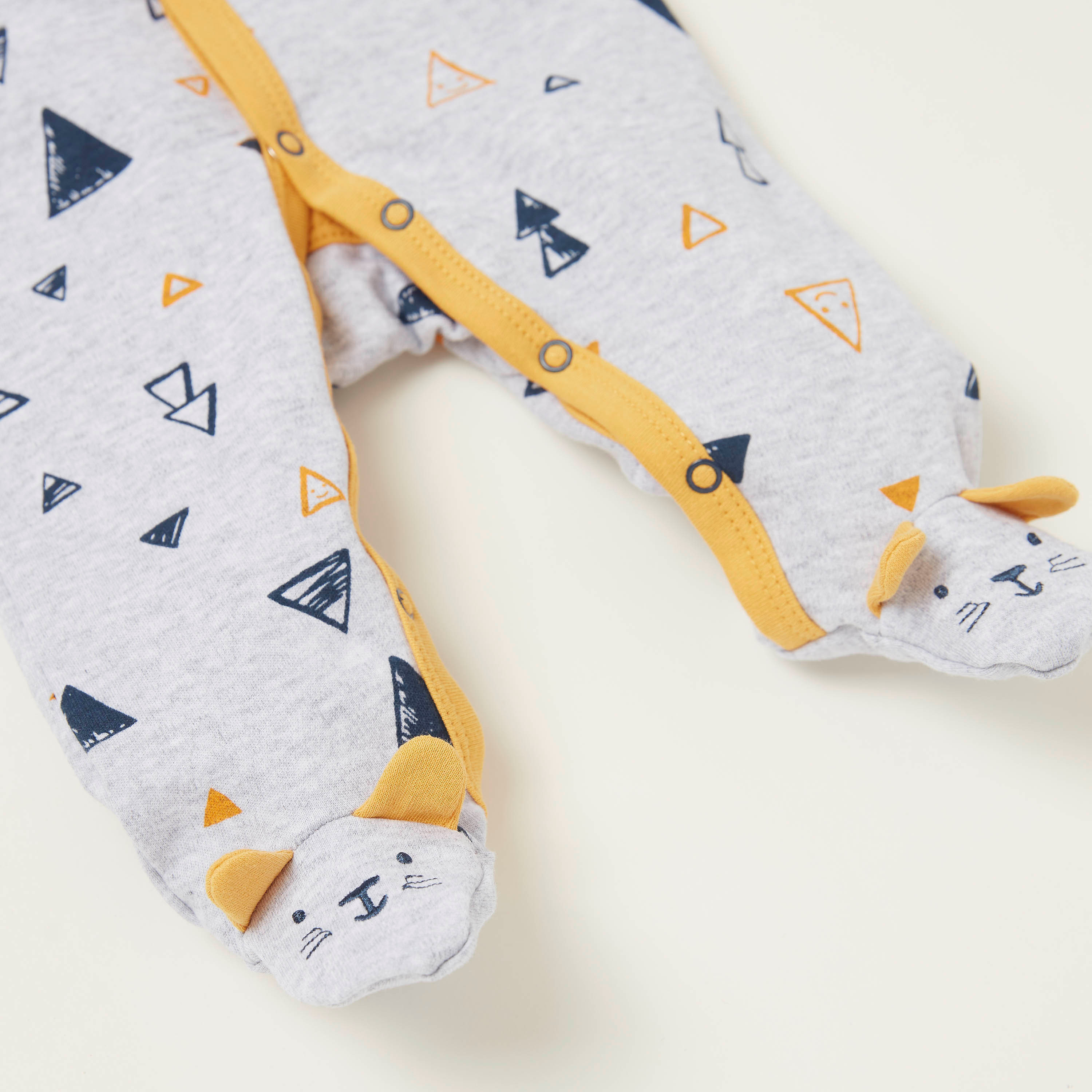 Giggles All-Over Print Closed Feet Sleepsuit with Long Sleeves-baby-boys-clothing-nightwear-sleepsuits-image-3
