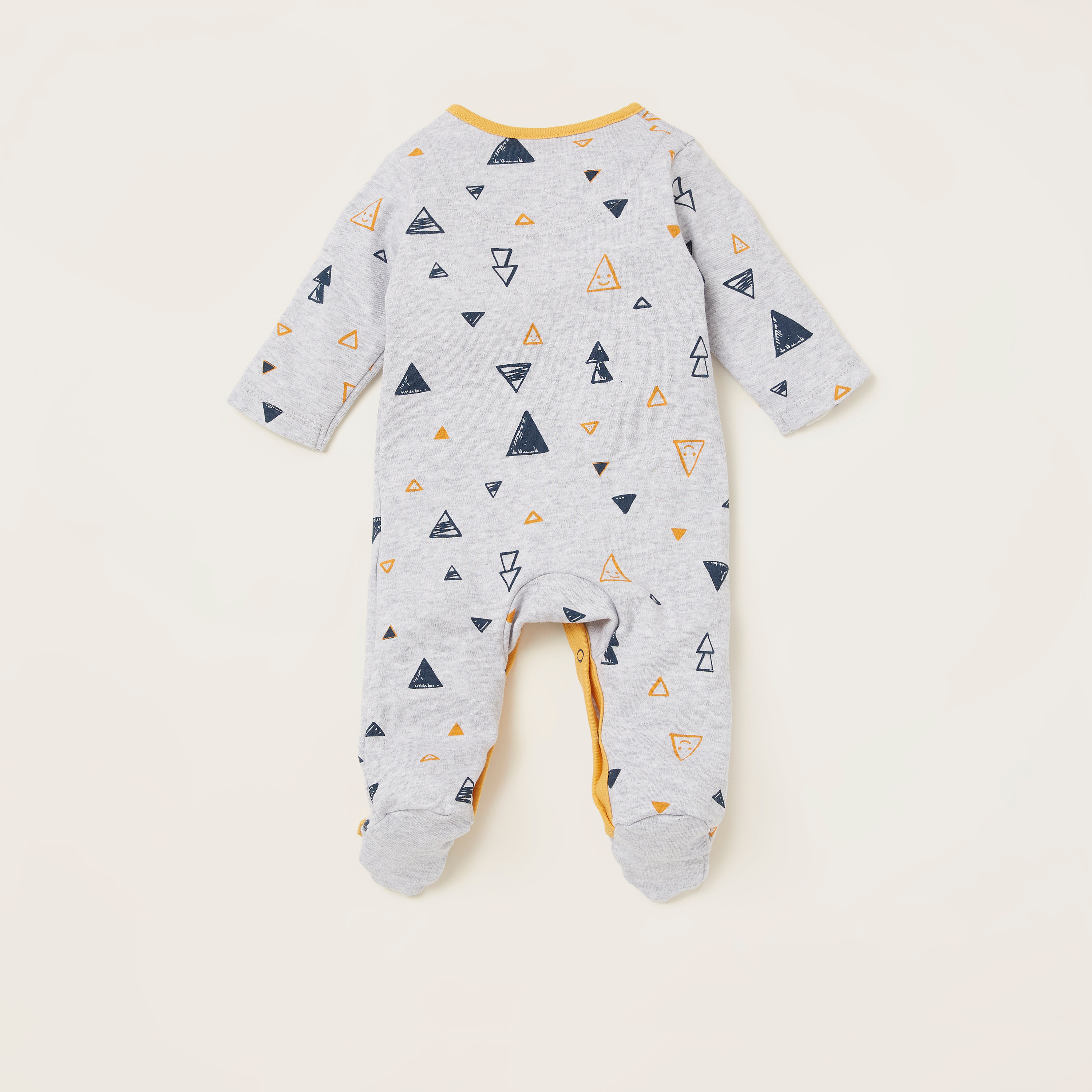 Giggles All-Over Print Closed Feet Sleepsuit with Long Sleeves-baby-boys-clothing-nightwear-sleepsuits-image-4