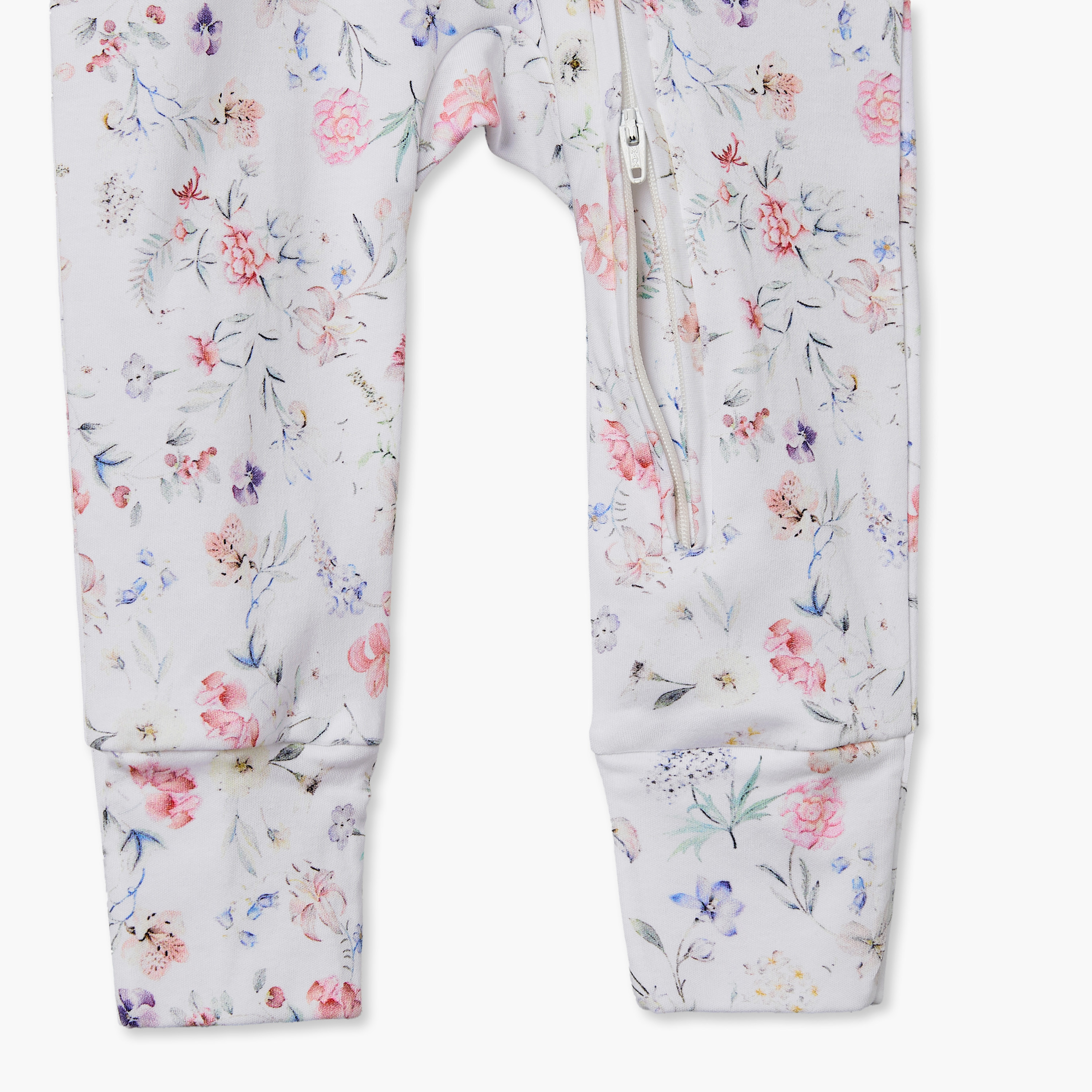 Juniors Cotton Crew Neck Long Sleeves Sleepsuit with Floral Print-baby-girls-clothing-nightwear-sleepsuits-image-5