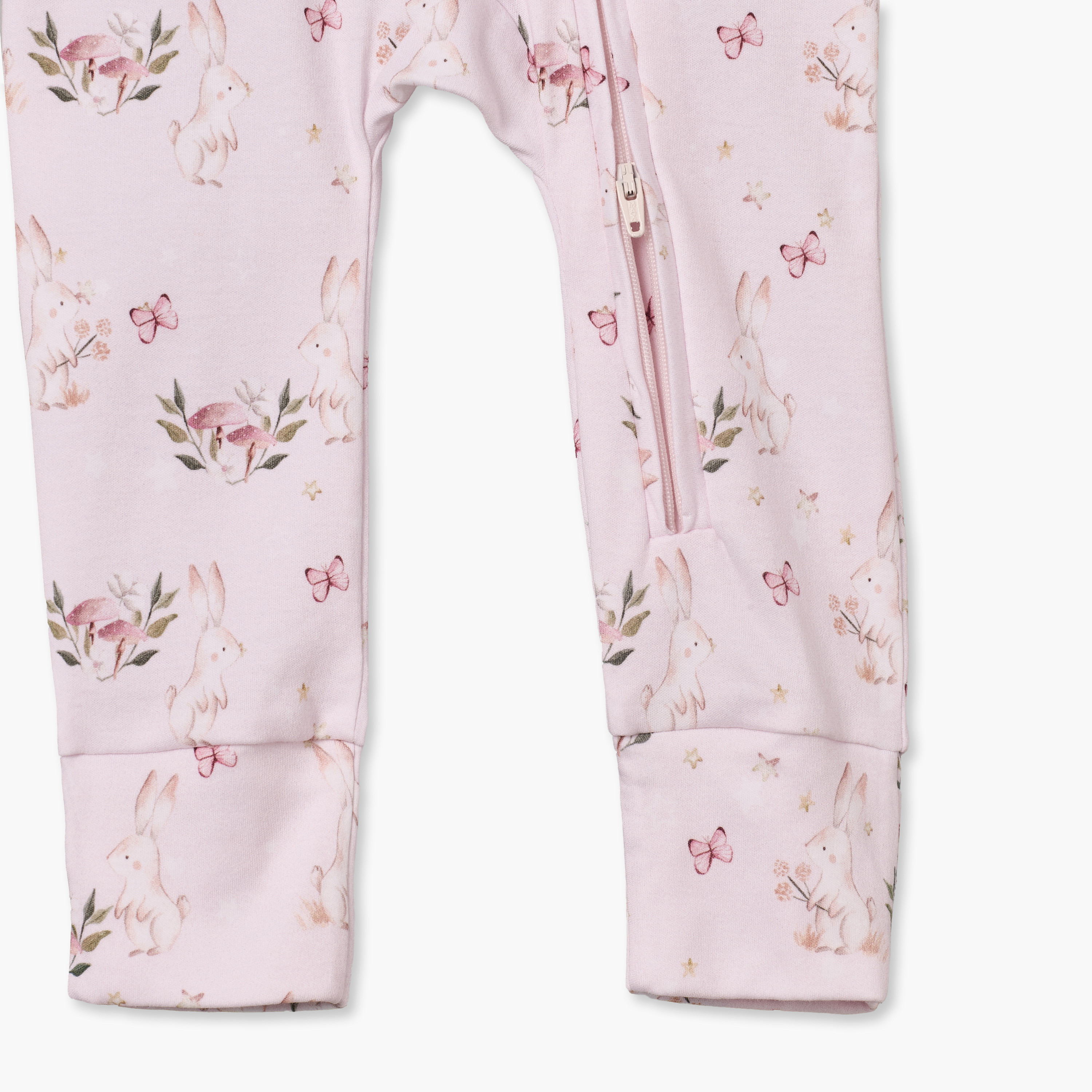 Juniors Cotton Crew Neck Long Sleeves Sleepsuit with Floral Print-baby-girls-clothing-nightwear-sleepsuits-image-5