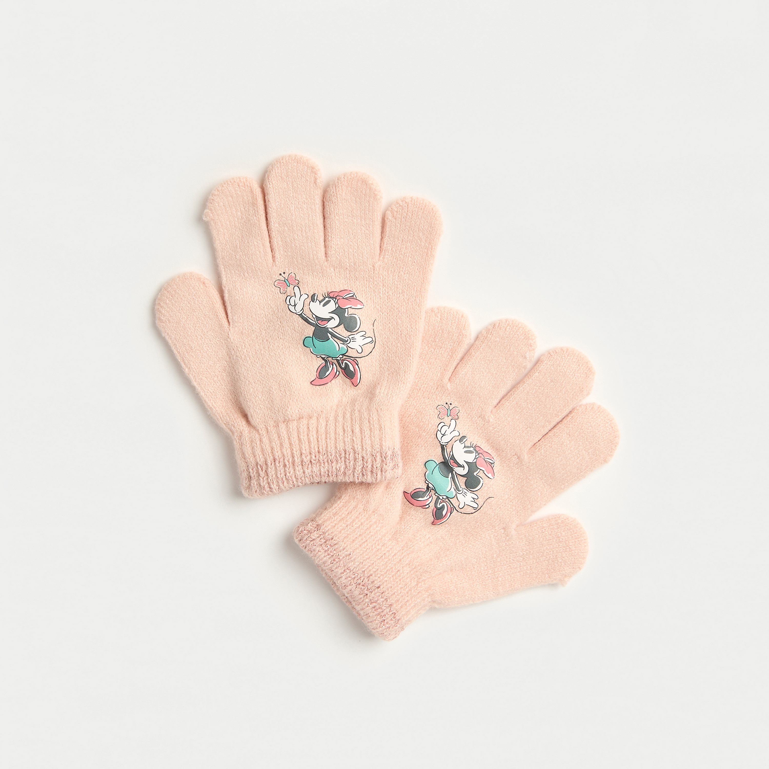 Disney Minnie Mouse Detail Cap and Glove Set-baby-girls-accessories-caps-image-3
