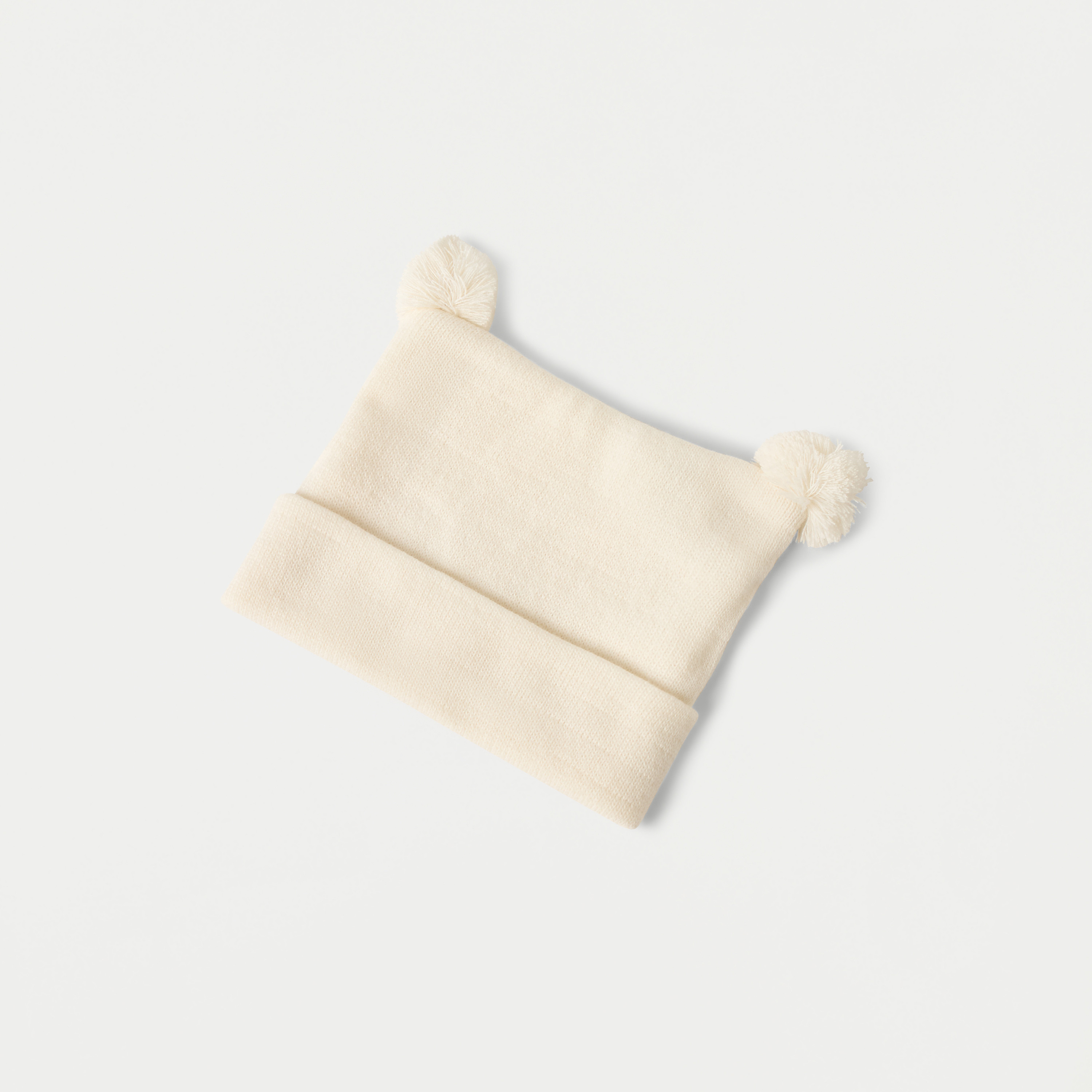 Juniors Solid Beanie Cap with Pom Pom Detail-baby-boys-accessories-caps-image-1