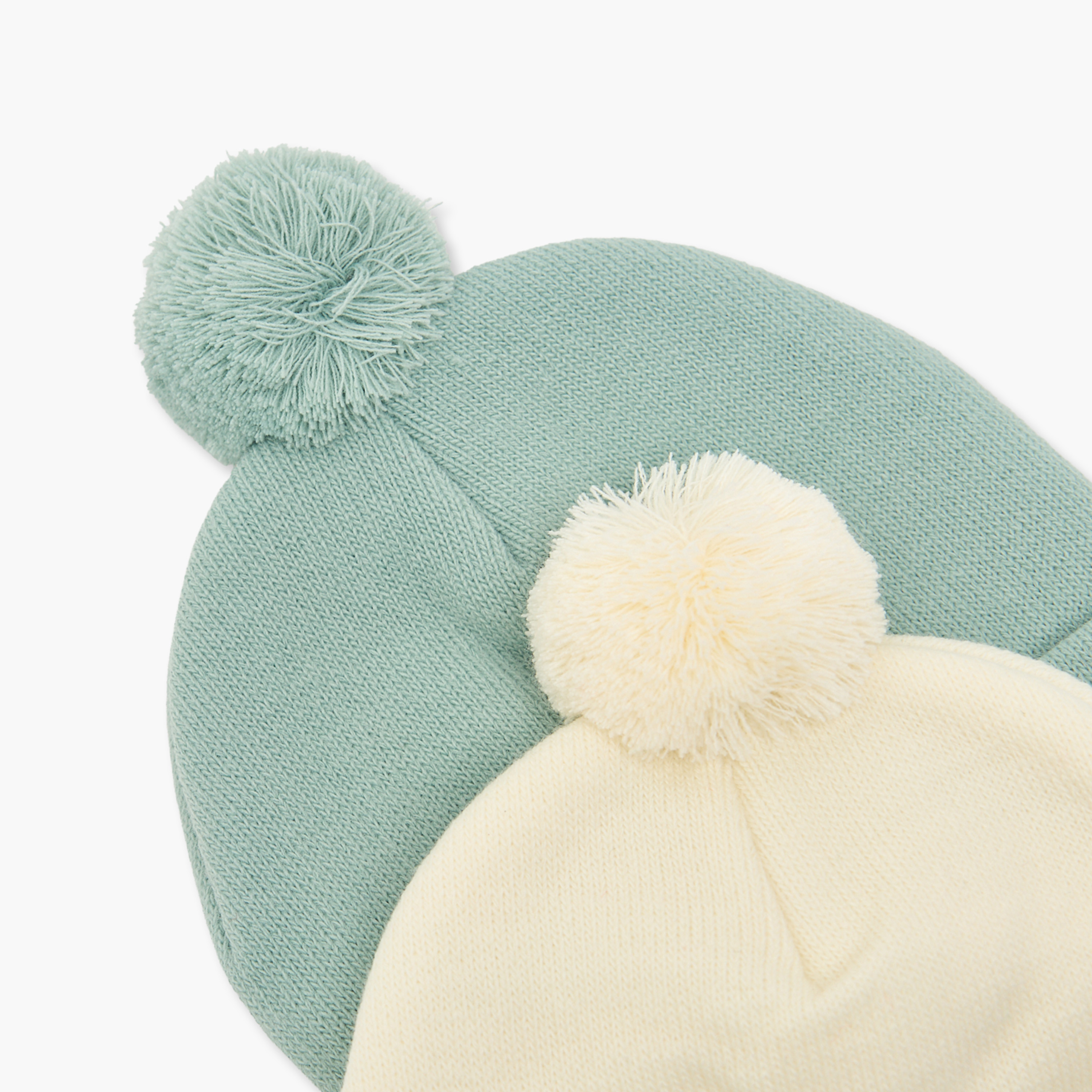 طقم قبعة من جونيورز مع كرة فرو - قطعتين-baby-boys-accessories-caps-image-5