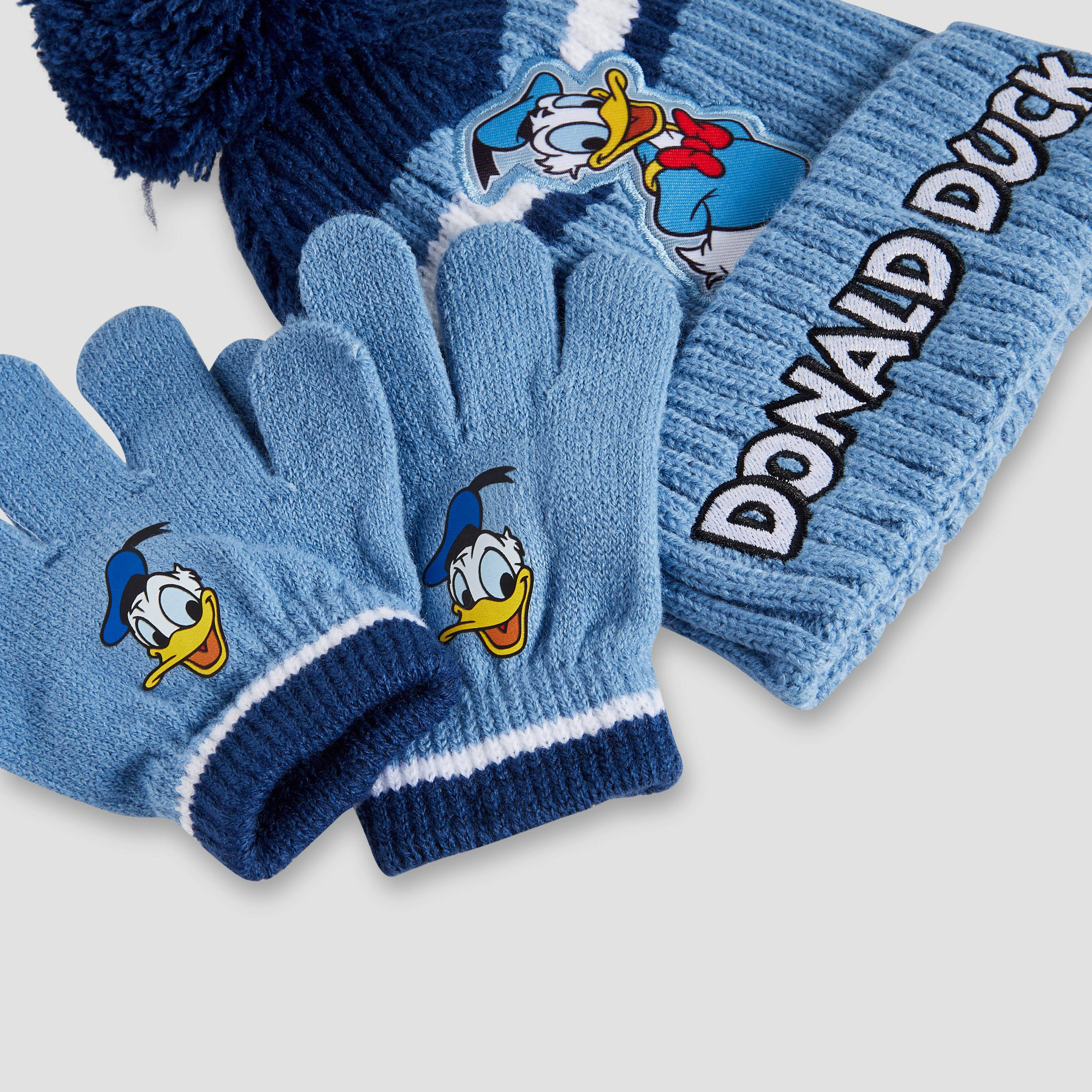 Disney Boys Winter Beanie and Gloves with Donald Duck Print - Cotton-baby-boys-clothing-winterwear-winteraccessories-image-5