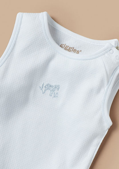 Giggles Embroidered Sleeveless Bodysuit-Bodysuits-image-1