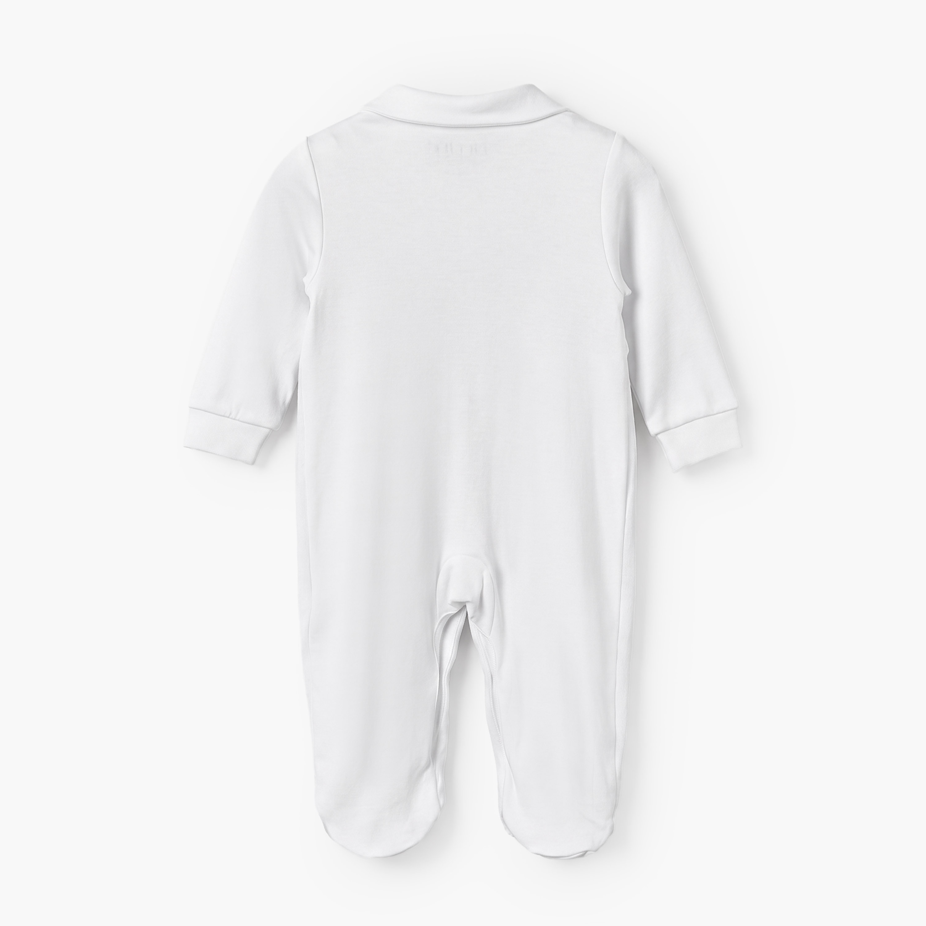 Giggles Cotton Collared Long Sleeves Sleepsuit with Snap Button Closure-baby-boys-clothing-nightwear-sleepsuits-image-2