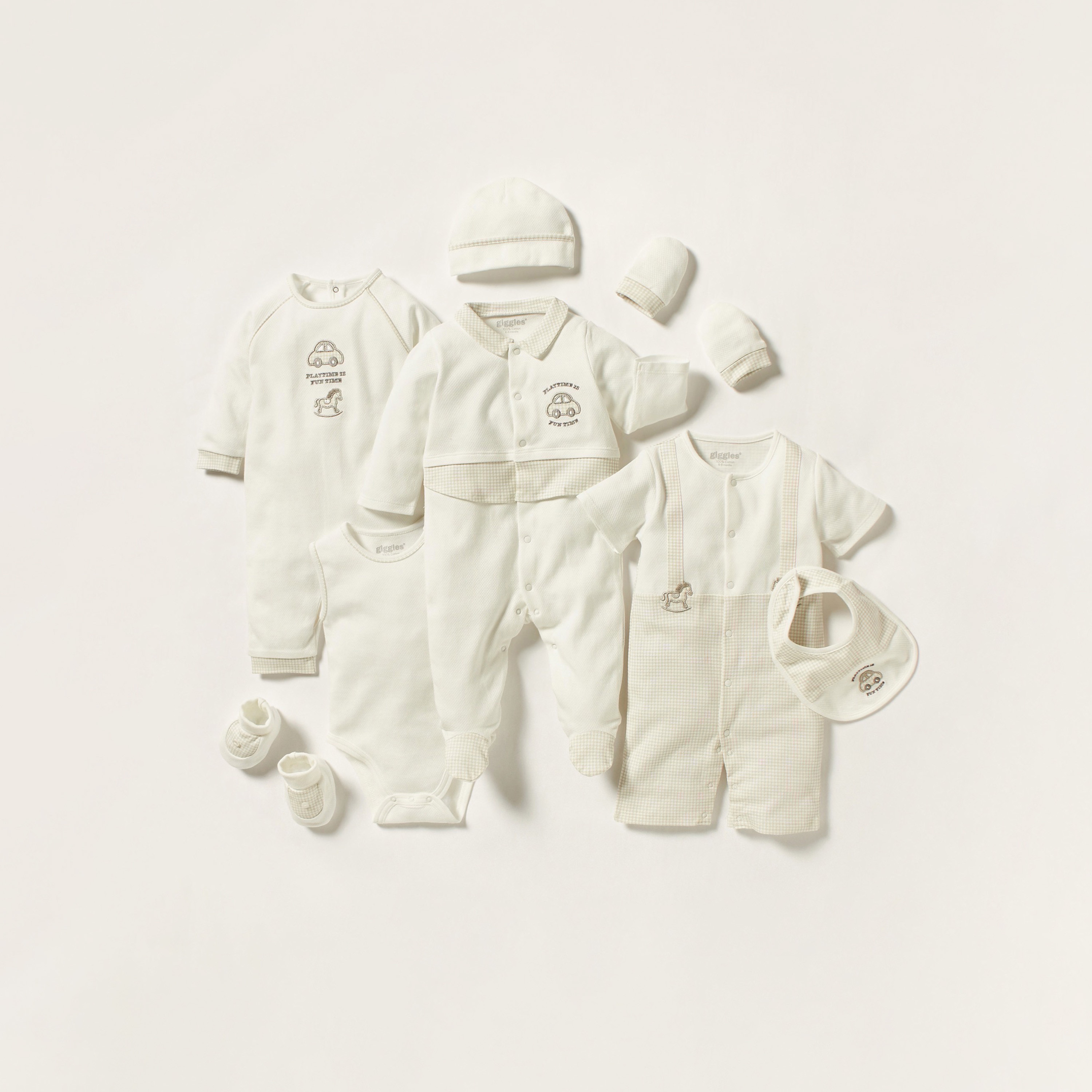 Giggles Embroidered Closed Feet Sleepsuit with Collared Neck-baby-boys-clothing-nightwear-sleepsuits-image-5