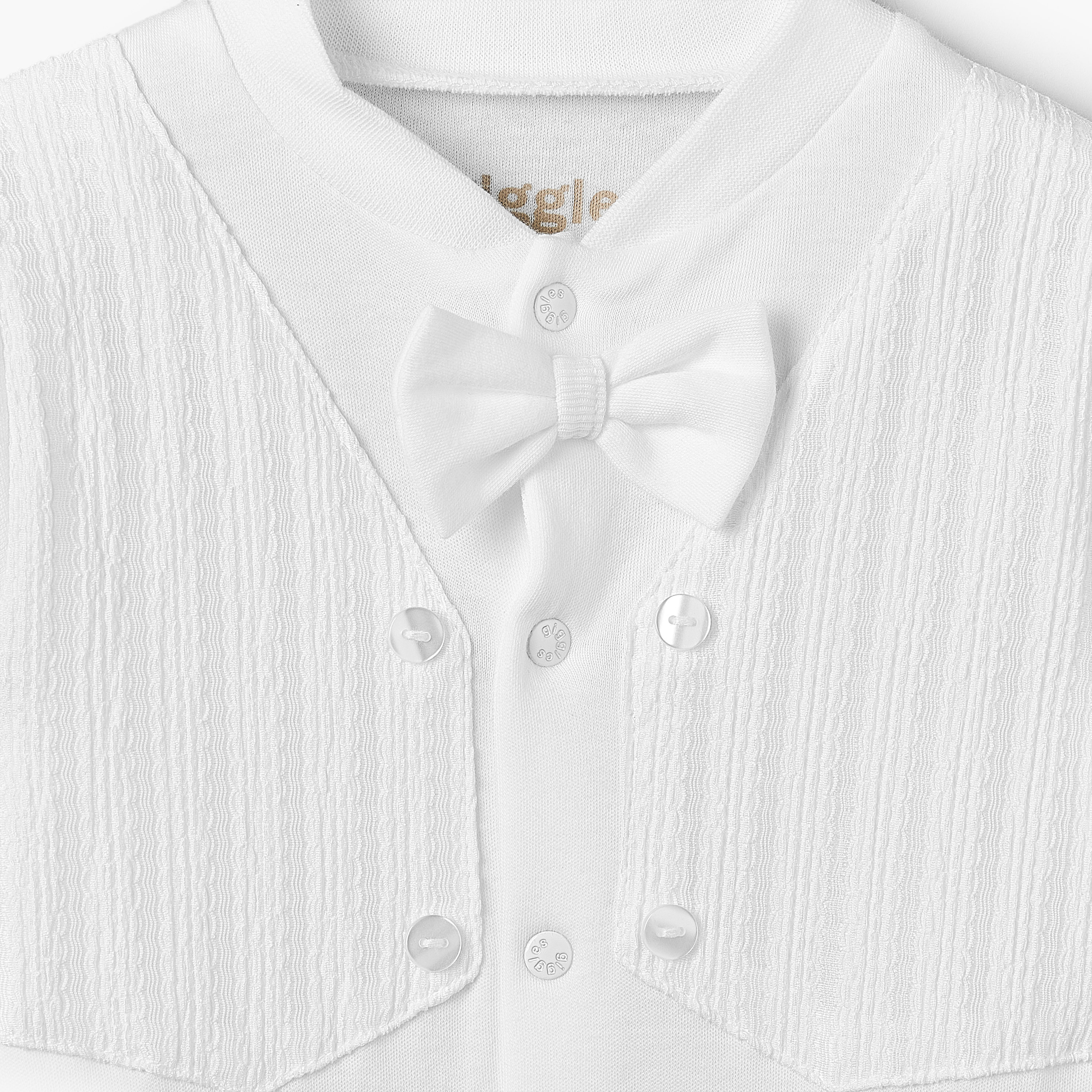 بدلة نوم قطن بياقة ماندرين وأكمام طويلة بتصميم بارز الملمس من جيجلز-baby-boys-clothing-nightwear-sleepsuits-image-3