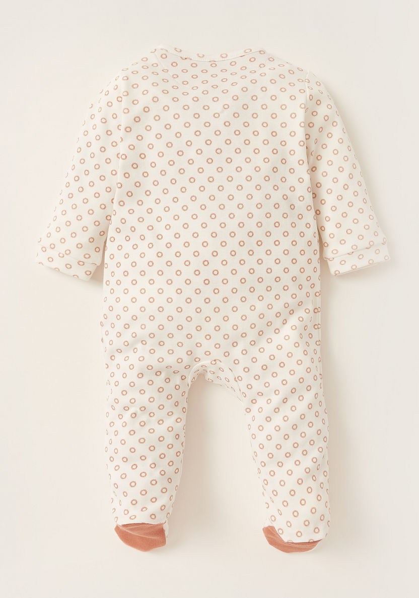 Juniors All-Over Printed Closed Feet Sleepsuit with Long Sleeves-Sleepsuits-image-3